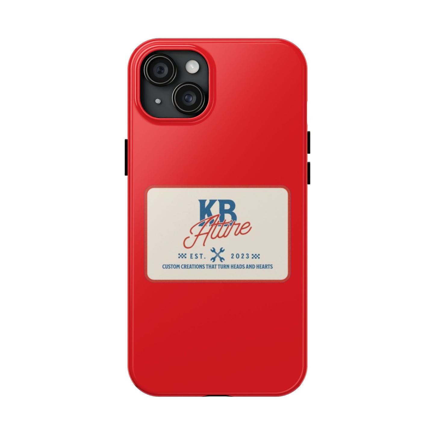 KB Attire 'The Patch' Phone Case (Red)