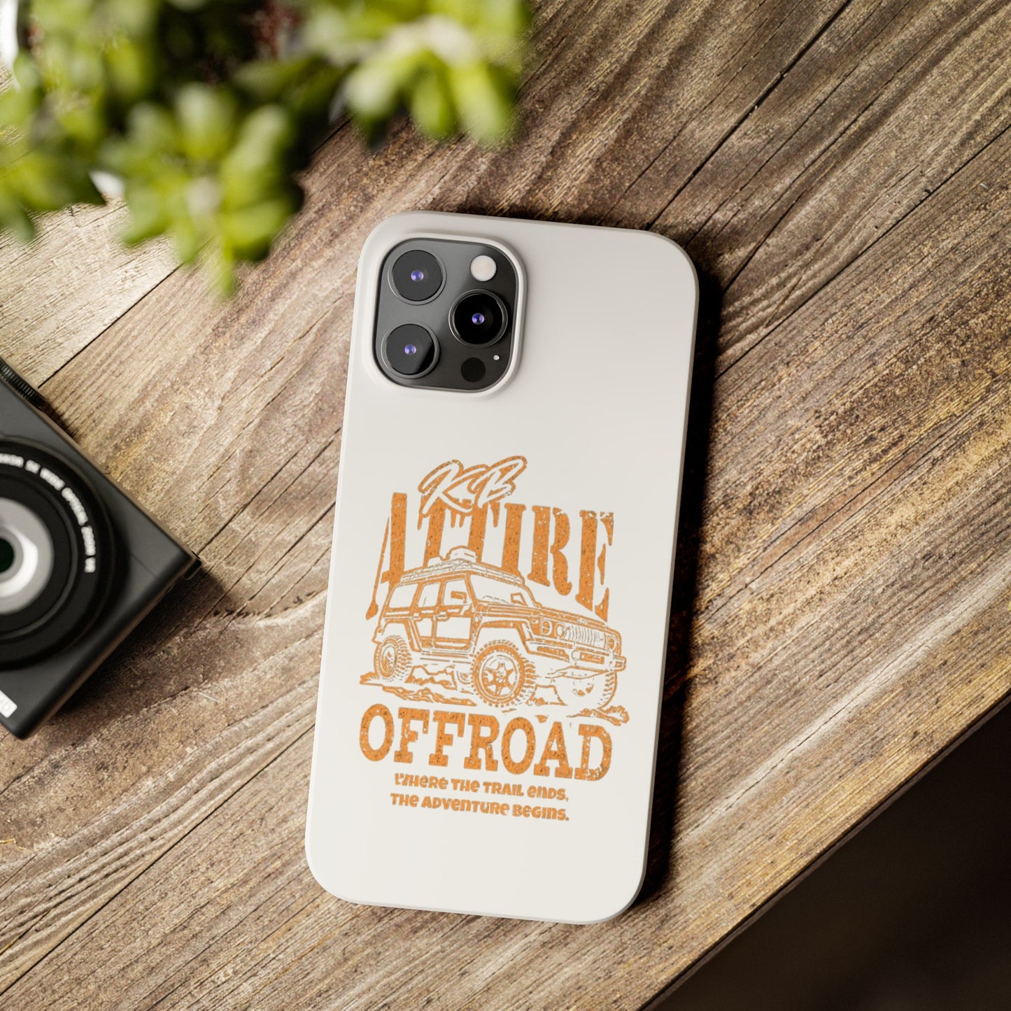 KB Attire Offroad Adventure IPhone Case (White)