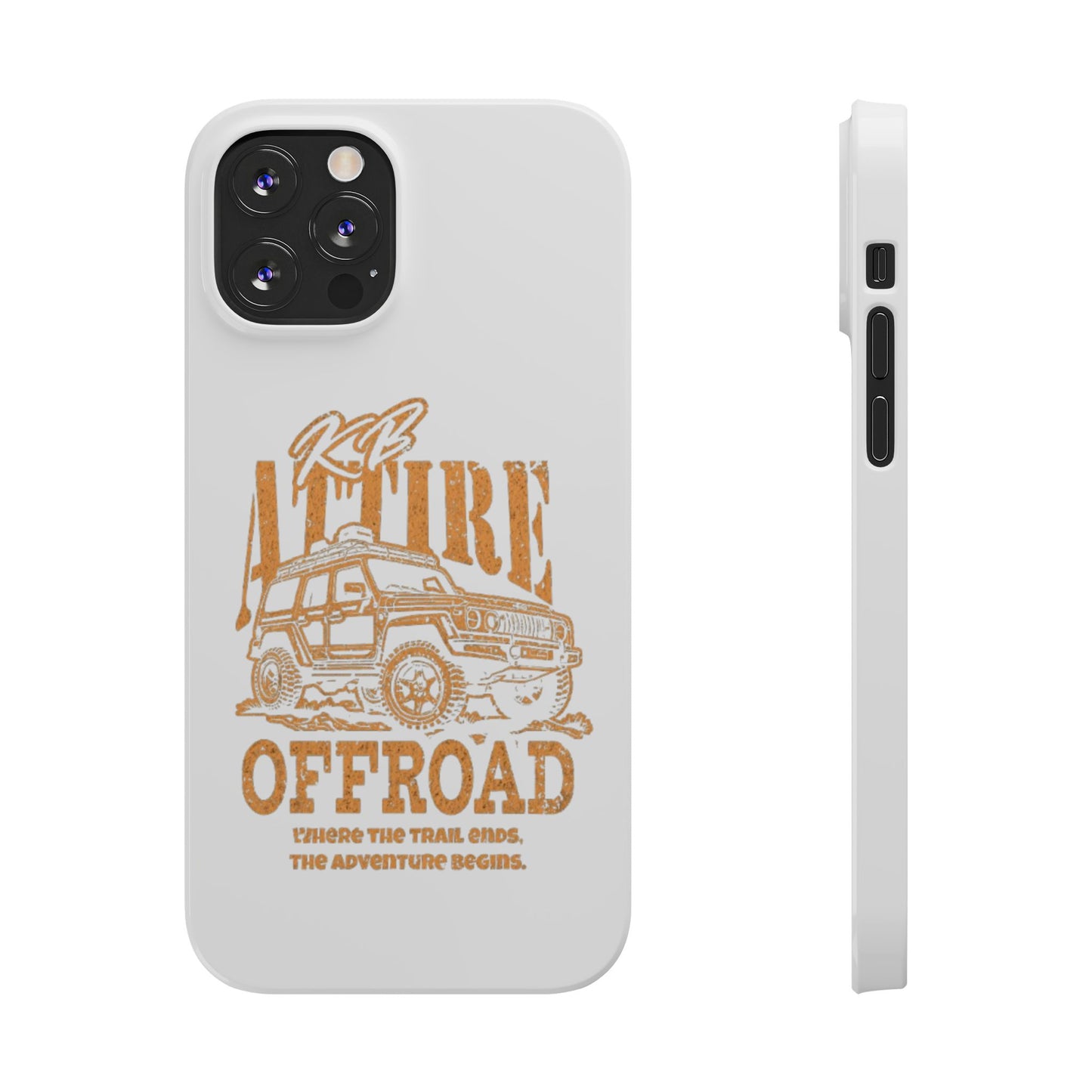 KB Attire Offroad Adventure IPhone Case (White)