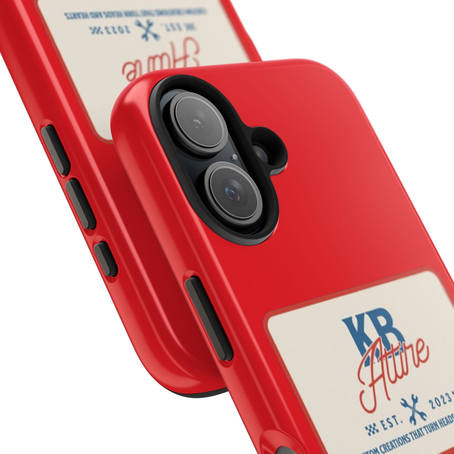 KB Attire 'The Patch' Phone Case (Red)
