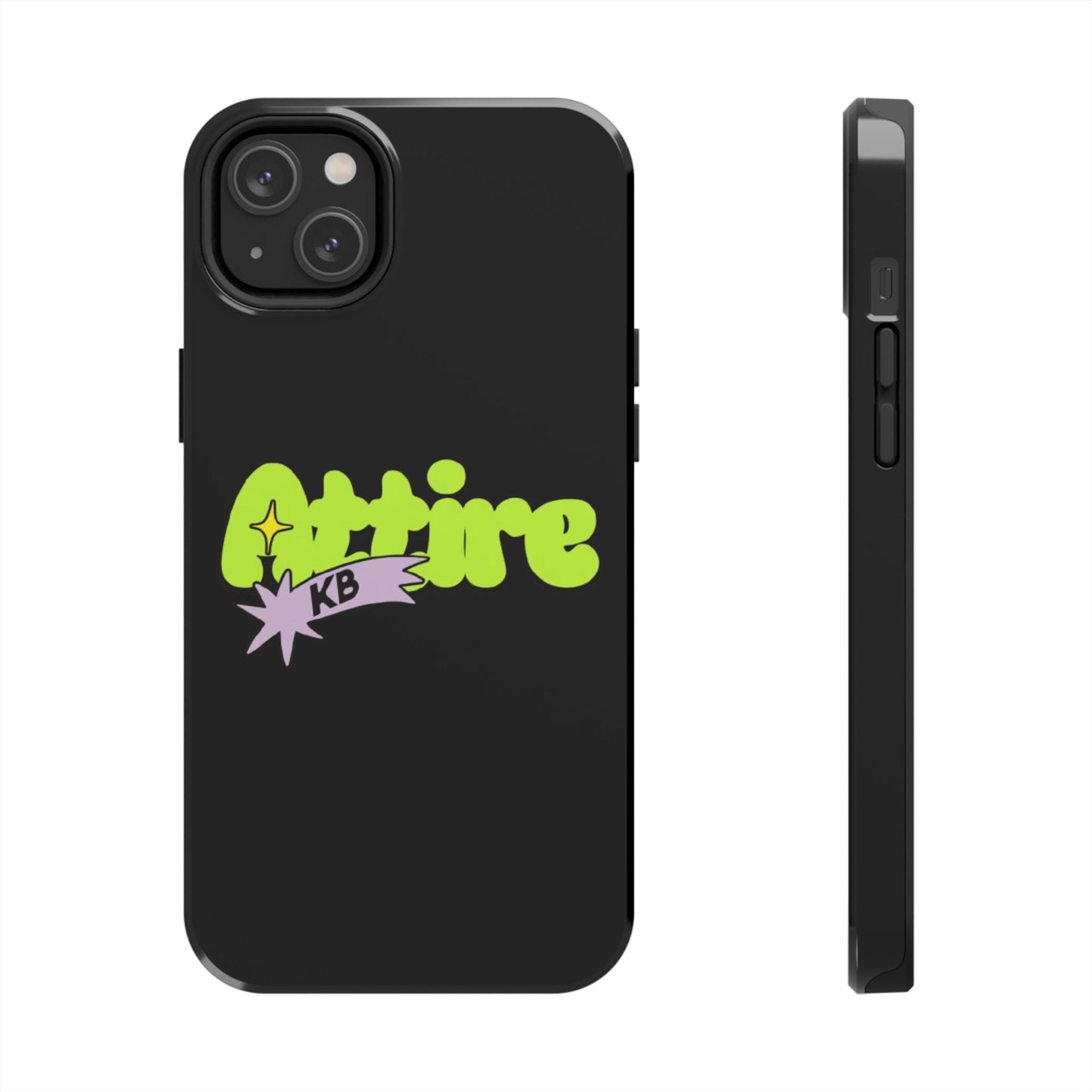 KB Attire Cartoon Phone Case (Black)