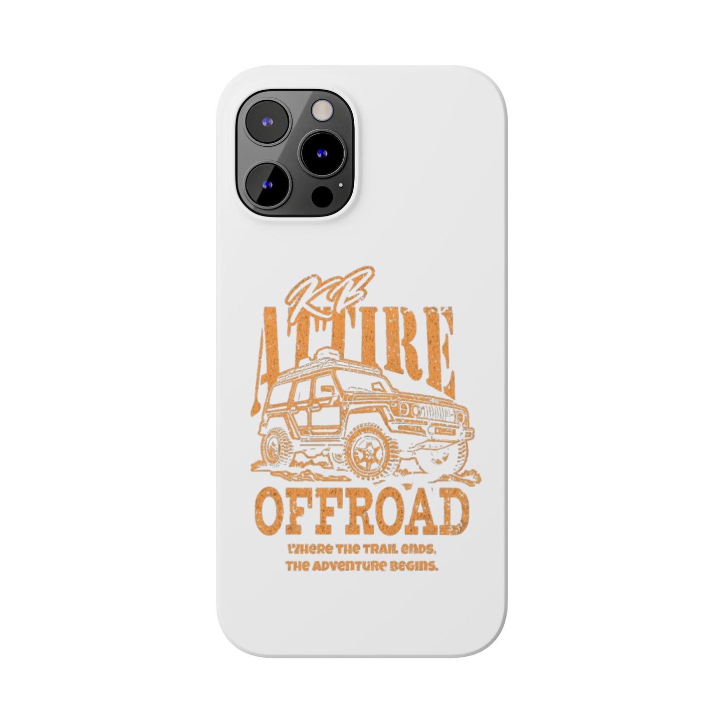 KB Attire Offroad Adventure IPhone Case (White)