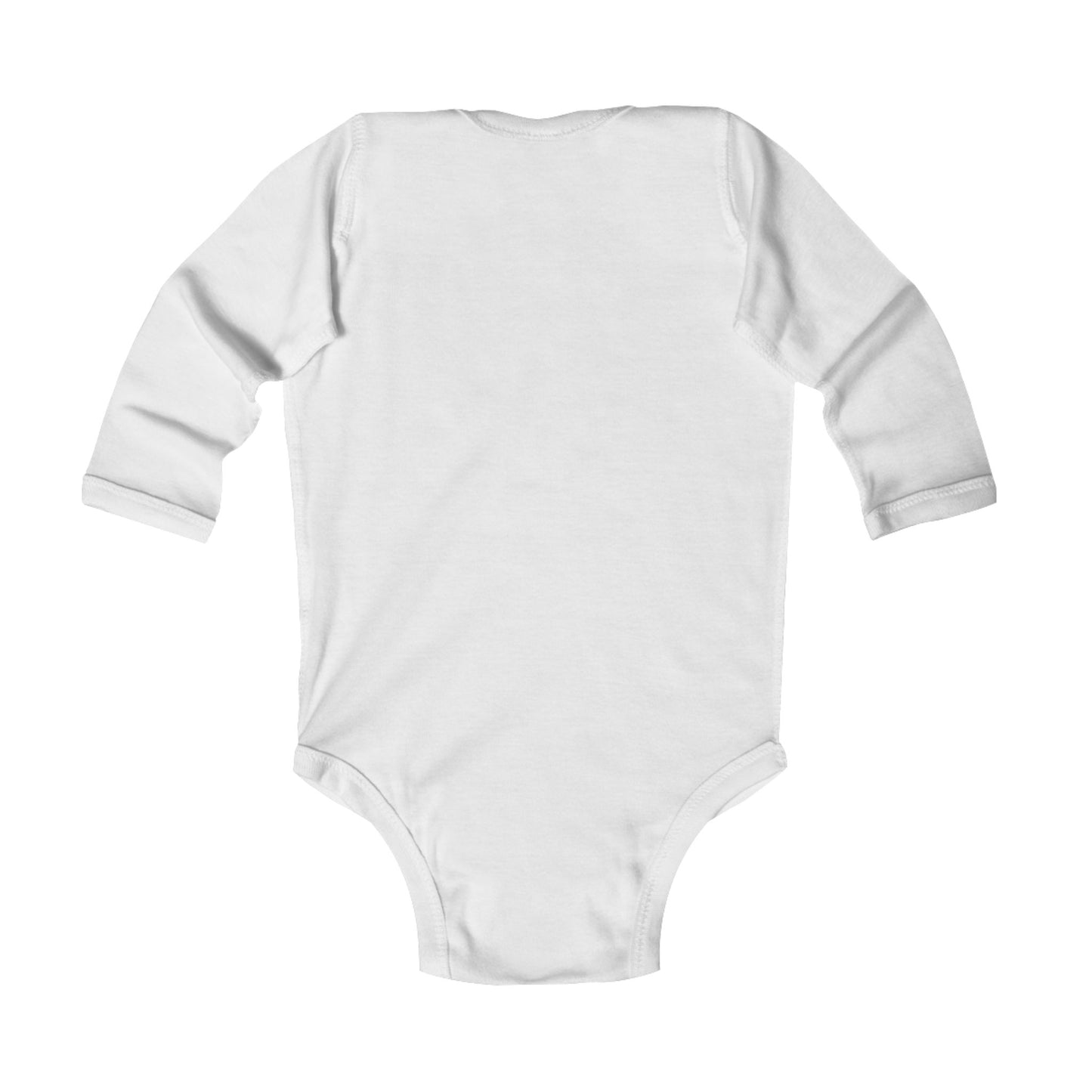 KB Attire Infant Long Sleeve Bodysuit With "Cartoon' Logo