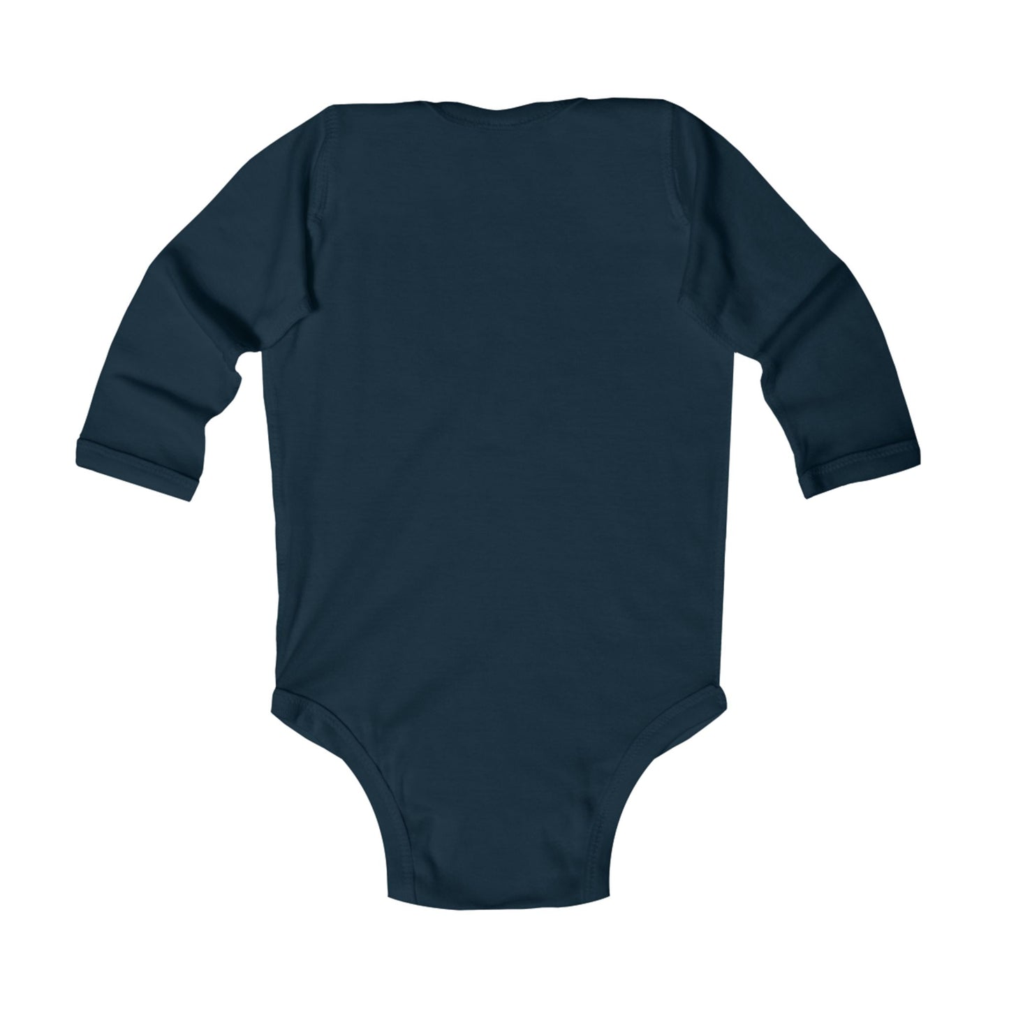 KB Attire Infant Long Sleeve Bodysuit With "Cartoon' Logo