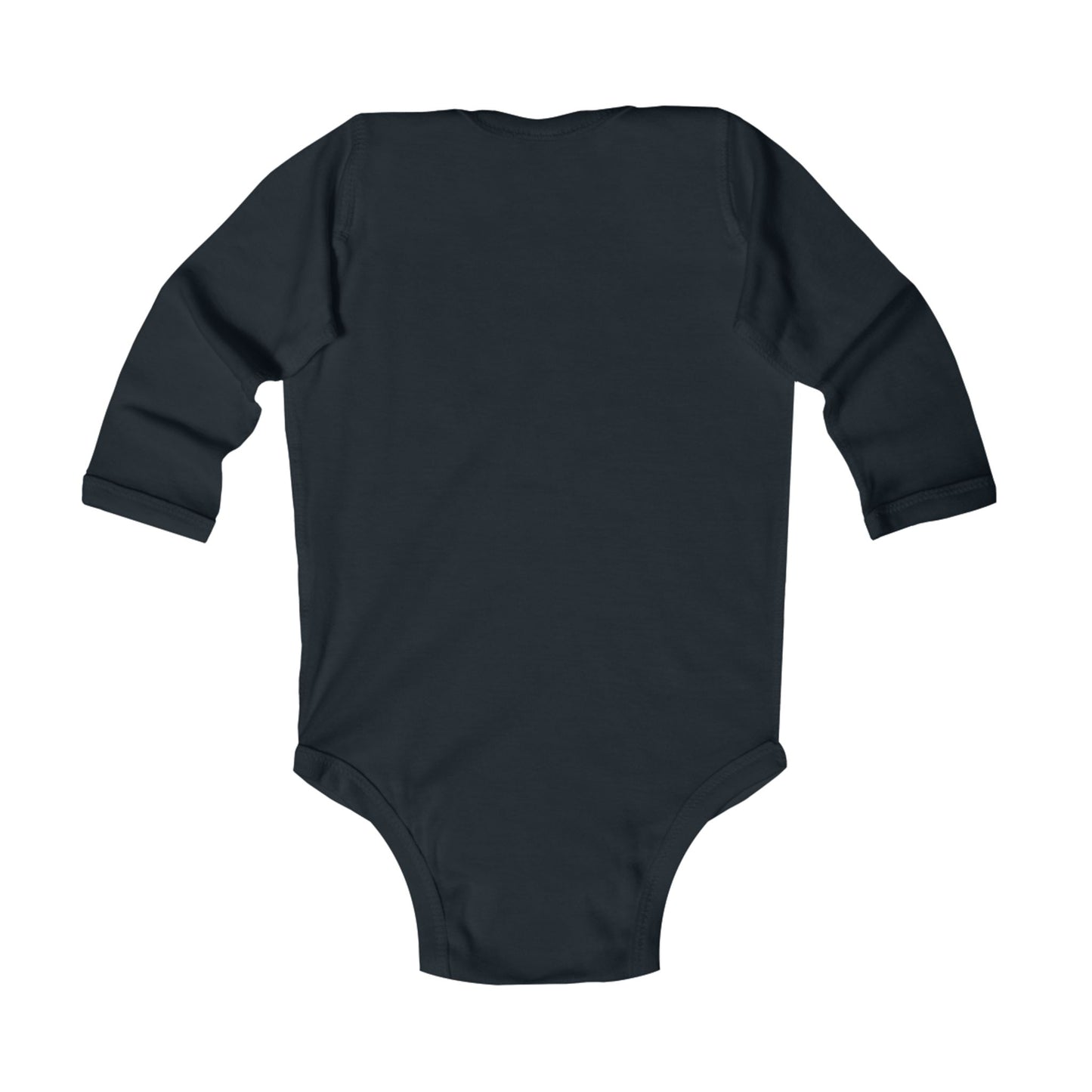 KB Attire Infant Long Sleeve Bodysuit With "Cartoon' Logo