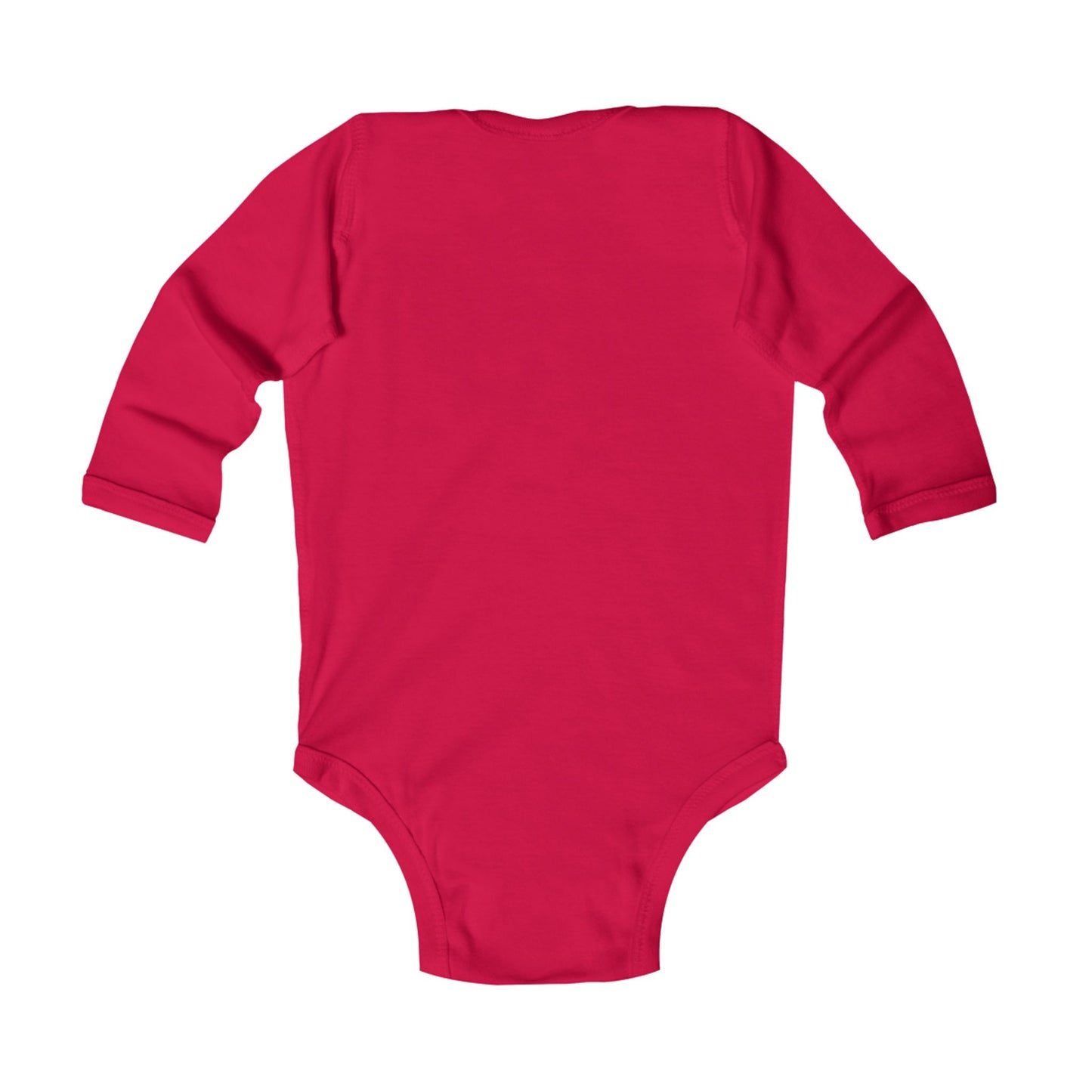 KB Attire Infant Long Sleeve Bodysuit With "Cartoon' Logo