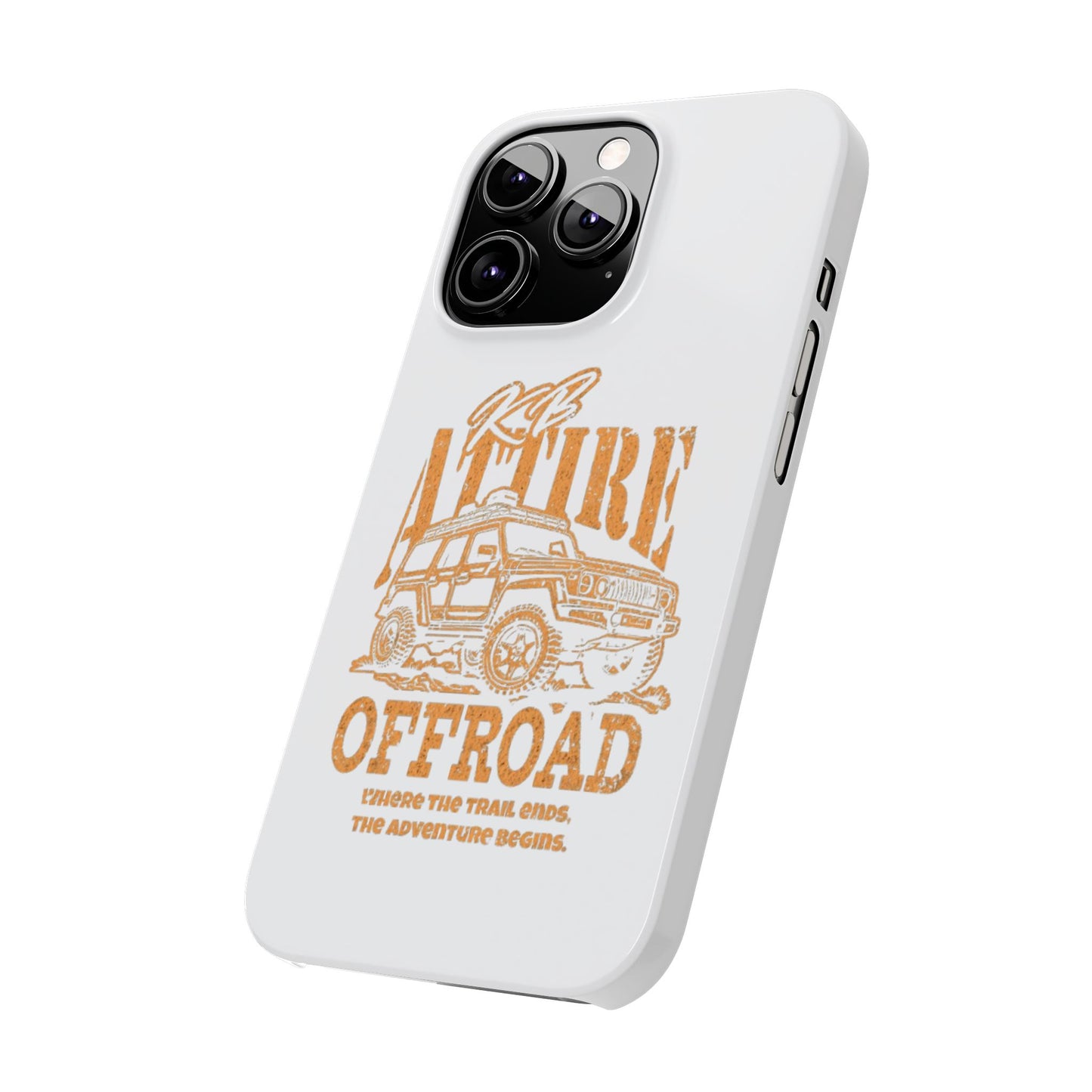 KB Attire Offroad Adventure IPhone Case (White)