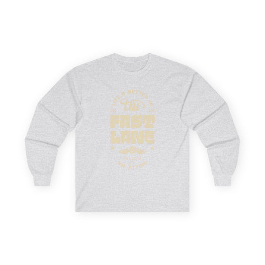 Unisex Long Sleeve 'Fast Lane' Tee