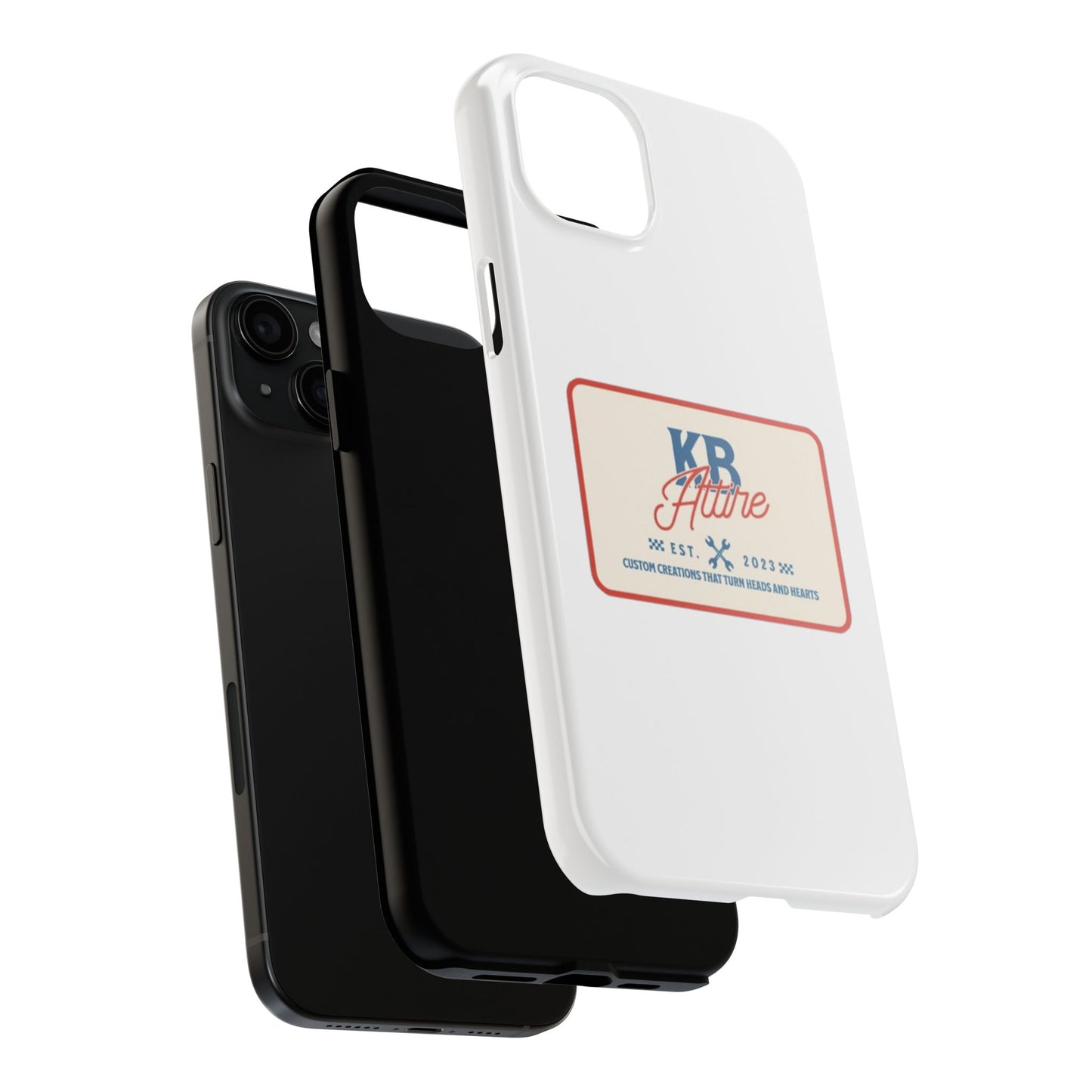KB Attire 'The Patch' Phone Case (White)