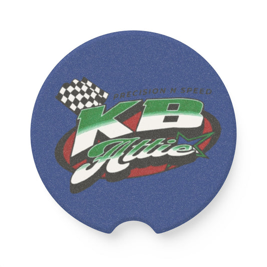KB Attire Soapstone Car Coaster (Blue)