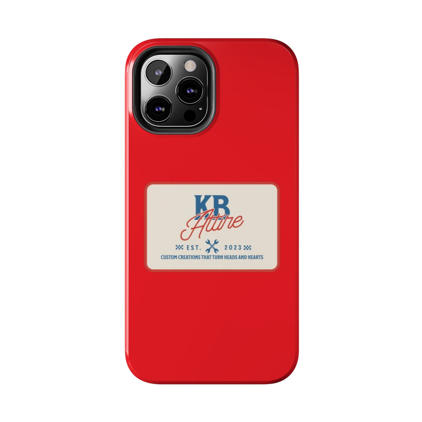 KB Attire 'The Patch' Phone Case (Red)