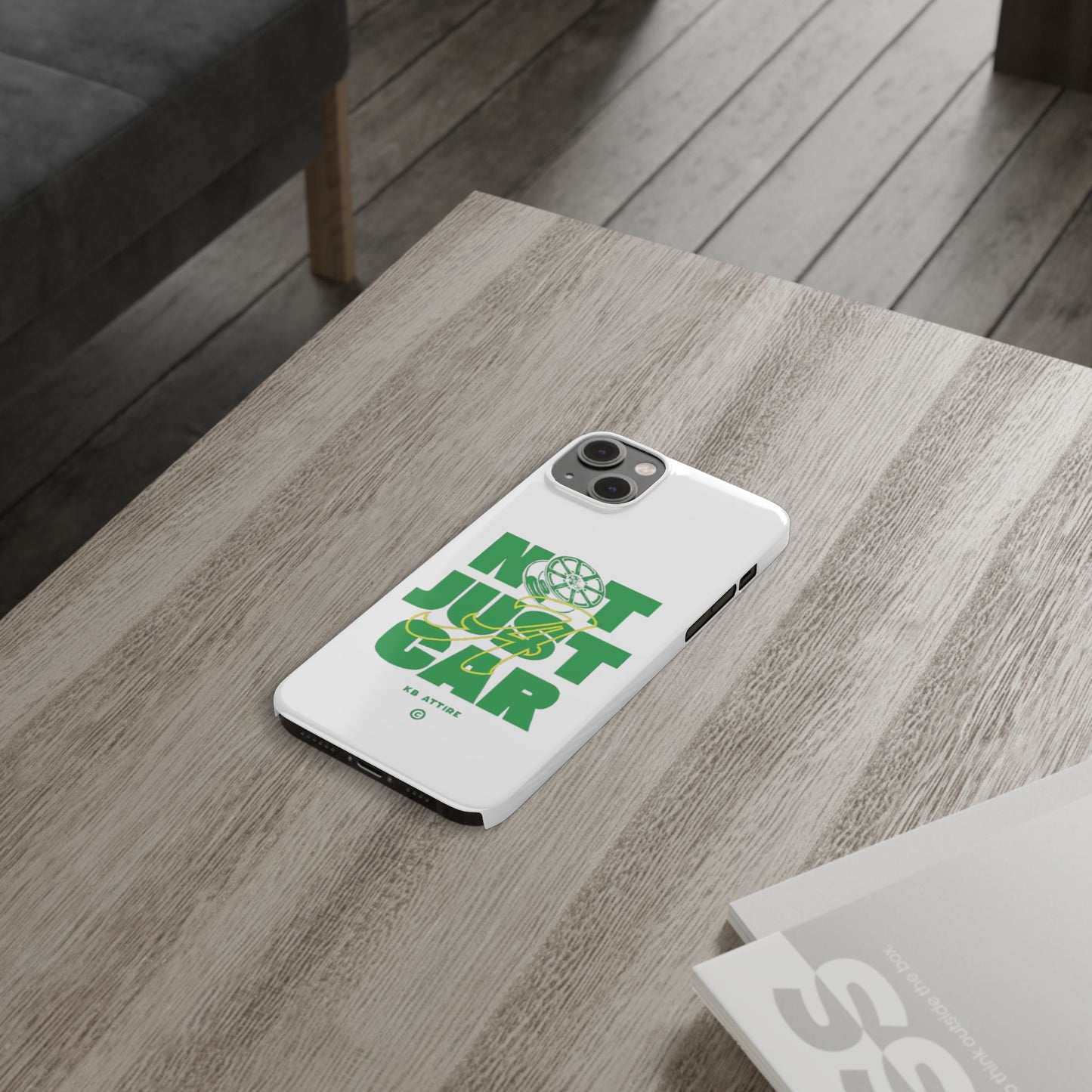 Not Just A Car Slim IPhone Cases (White)