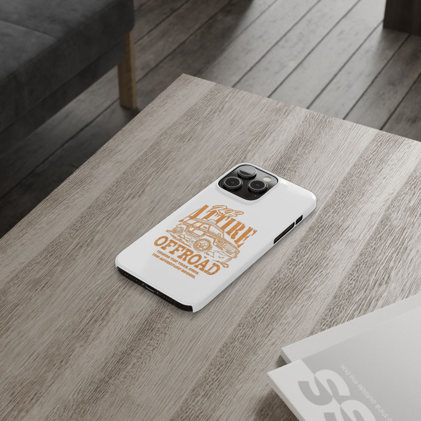 KB Attire Offroad Adventure IPhone Case (White)