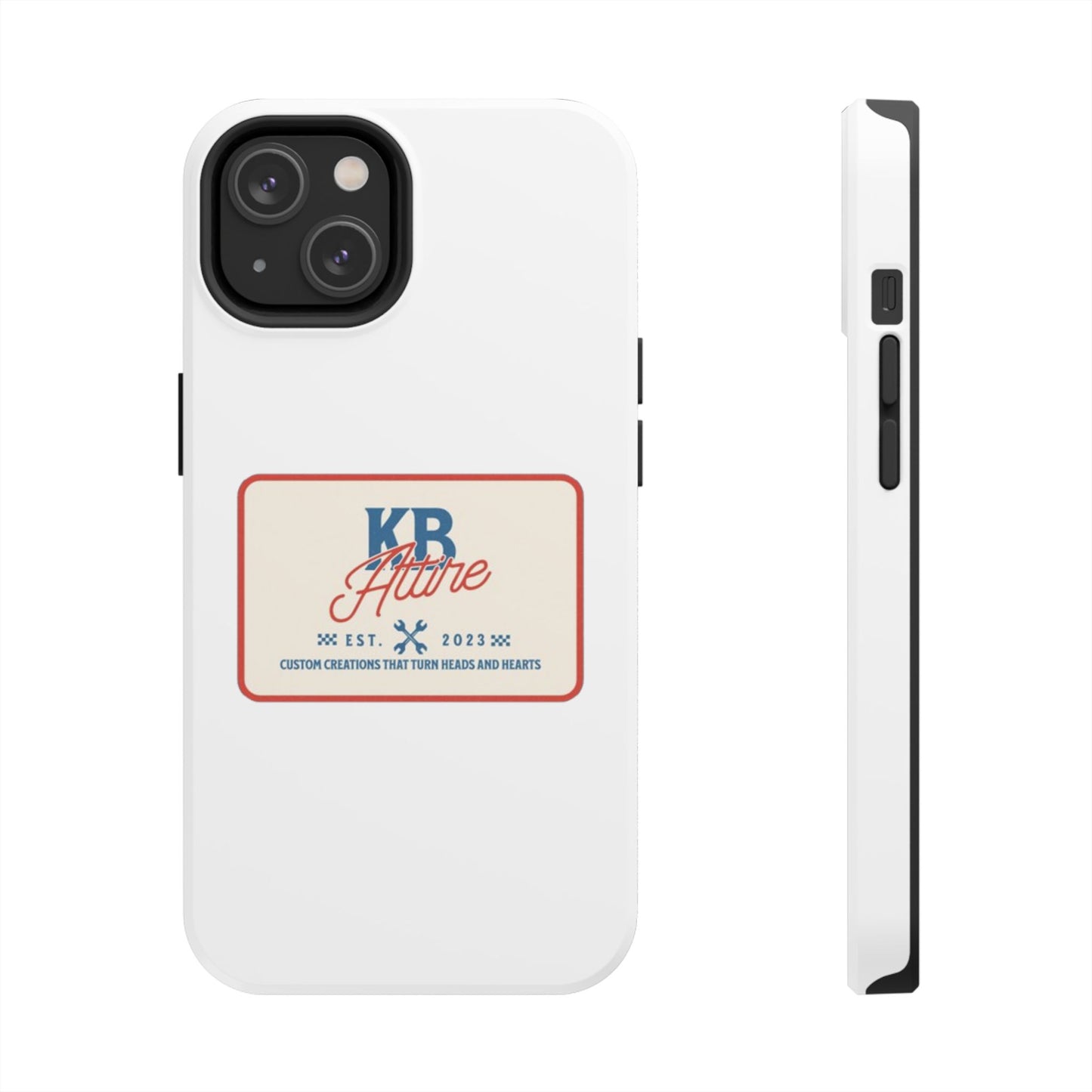 KB Attire 'The Patch' Phone Case (White)