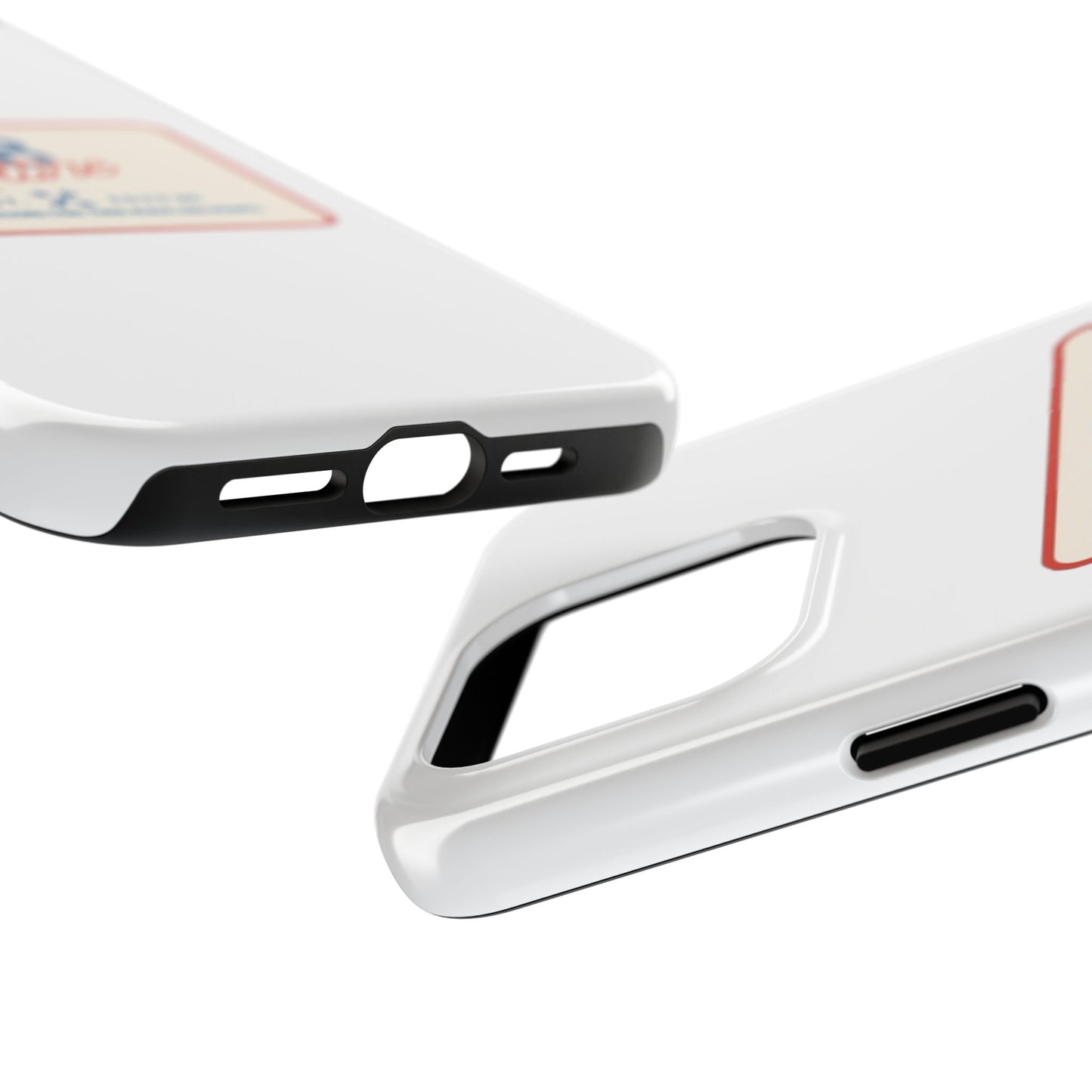 KB Attire 'The Patch' Phone Case (White)