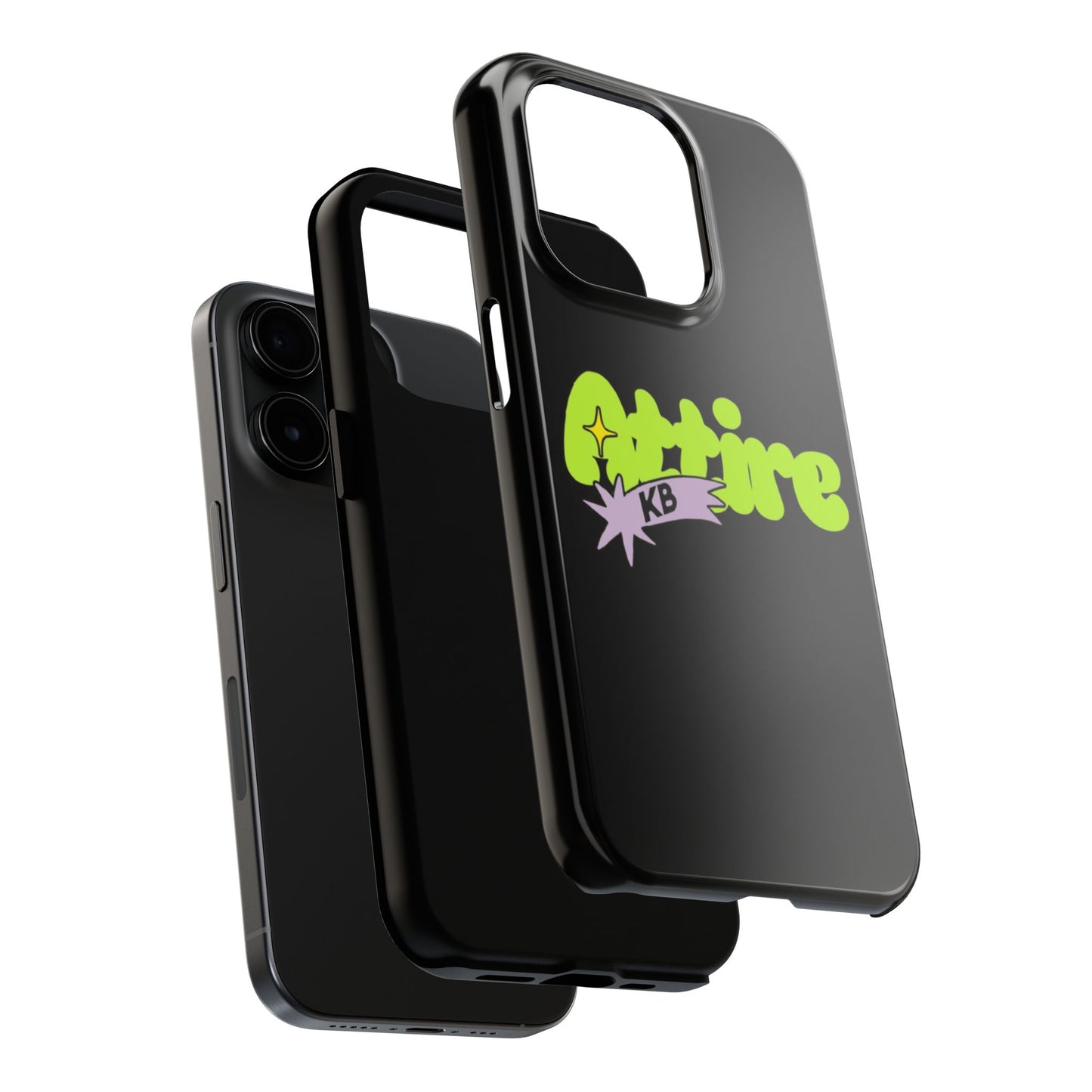 KB Attire Cartoon Phone Case (Black)