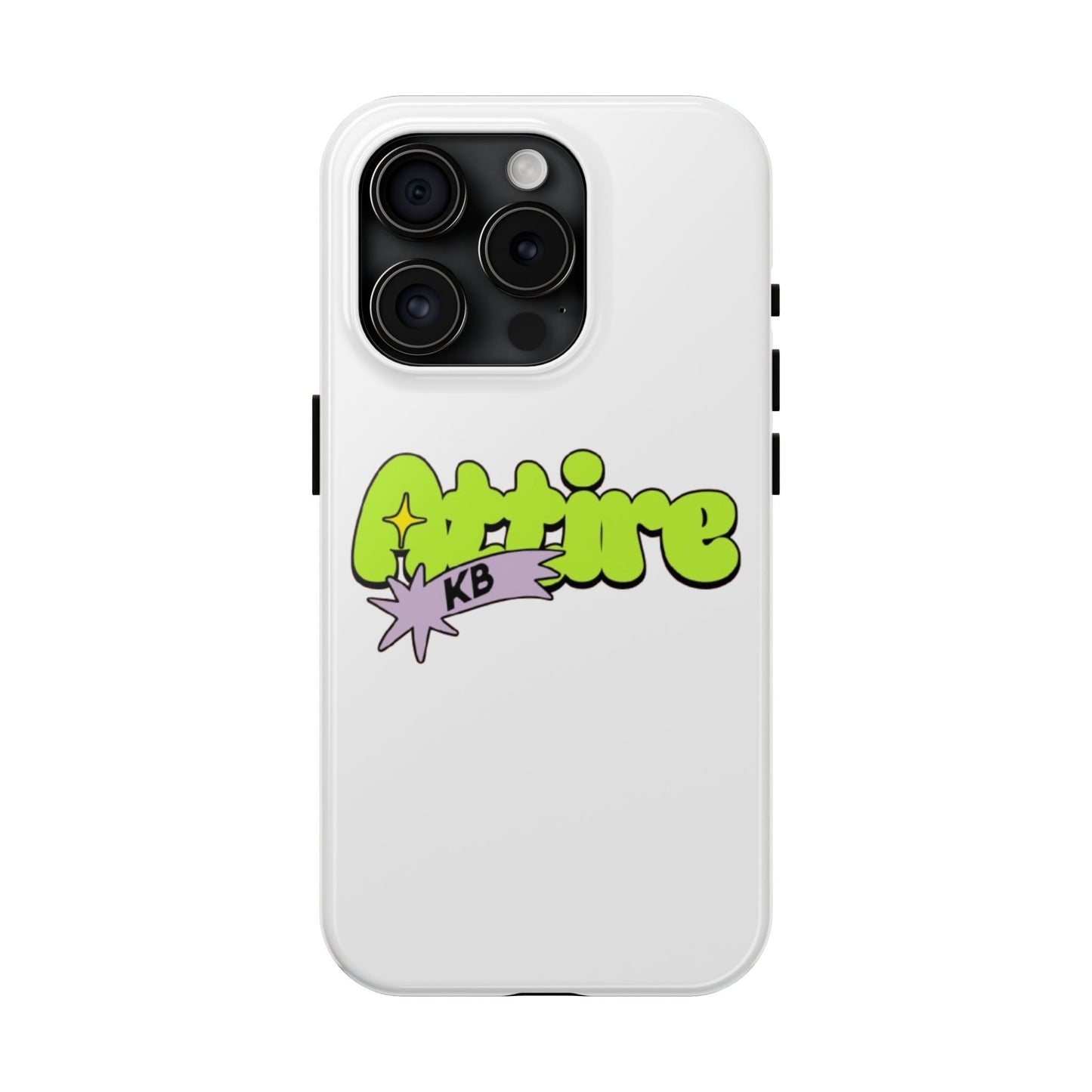 KB Attire Cartoon Phone Case (White)