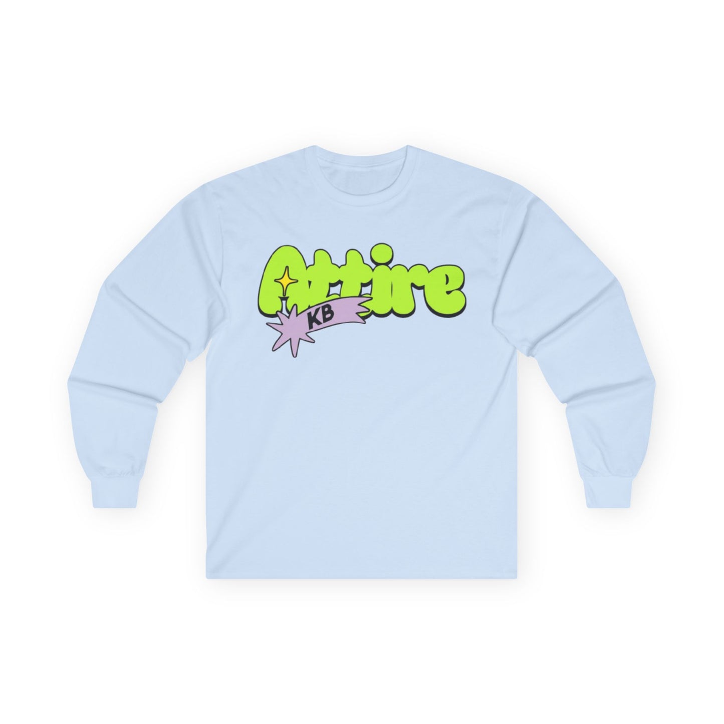 KB Attire Cartoon Graphic Long Sleeve Tee