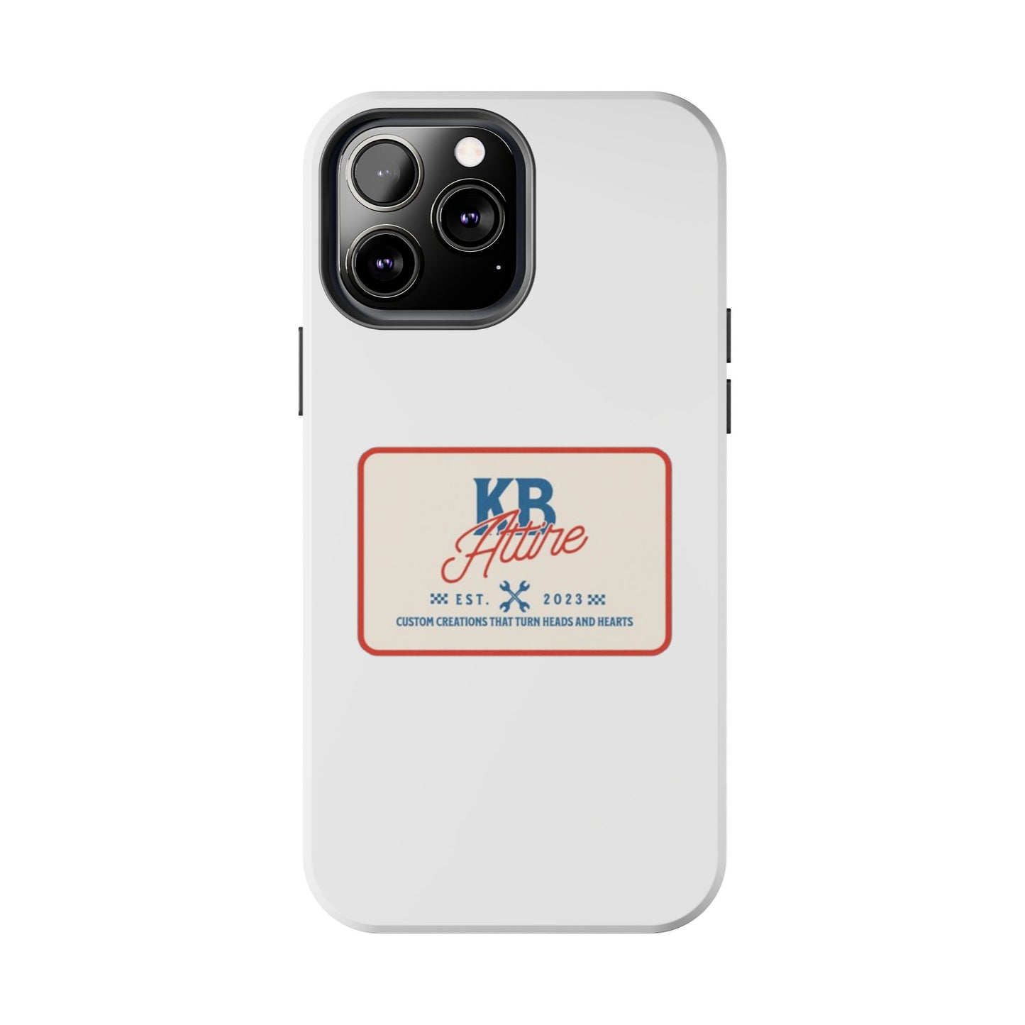 KB Attire 'The Patch' Phone Case (White)