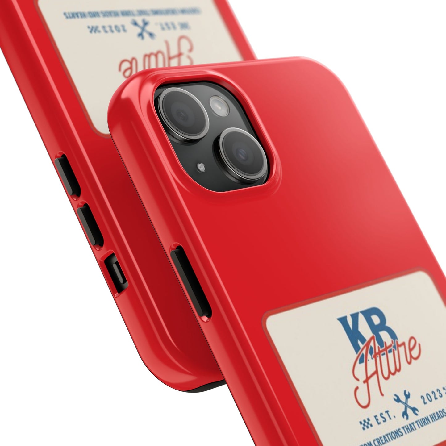 KB Attire 'The Patch' Phone Case (Red)