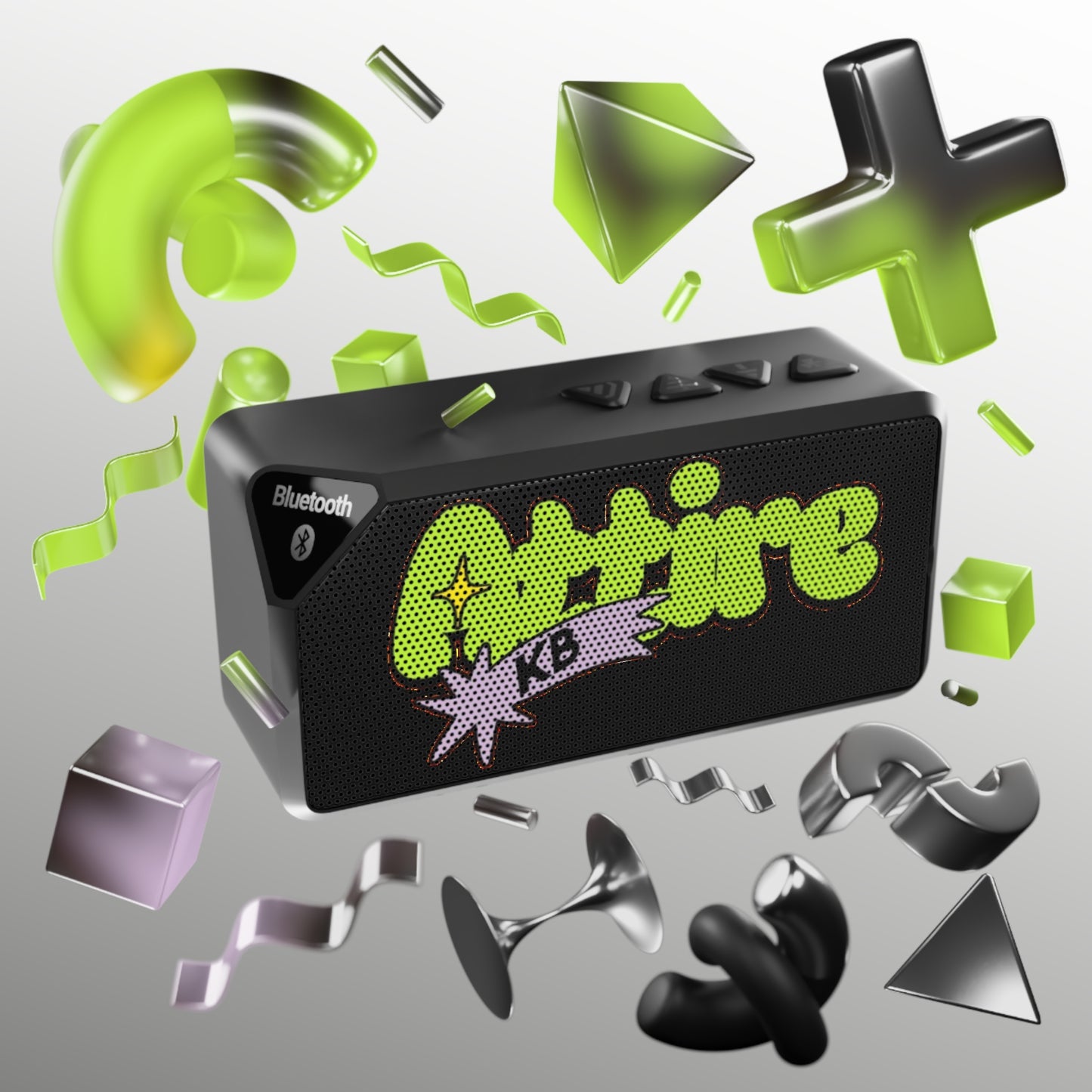 KB Attire "Cartoon" Logo Bluetooth Speaker