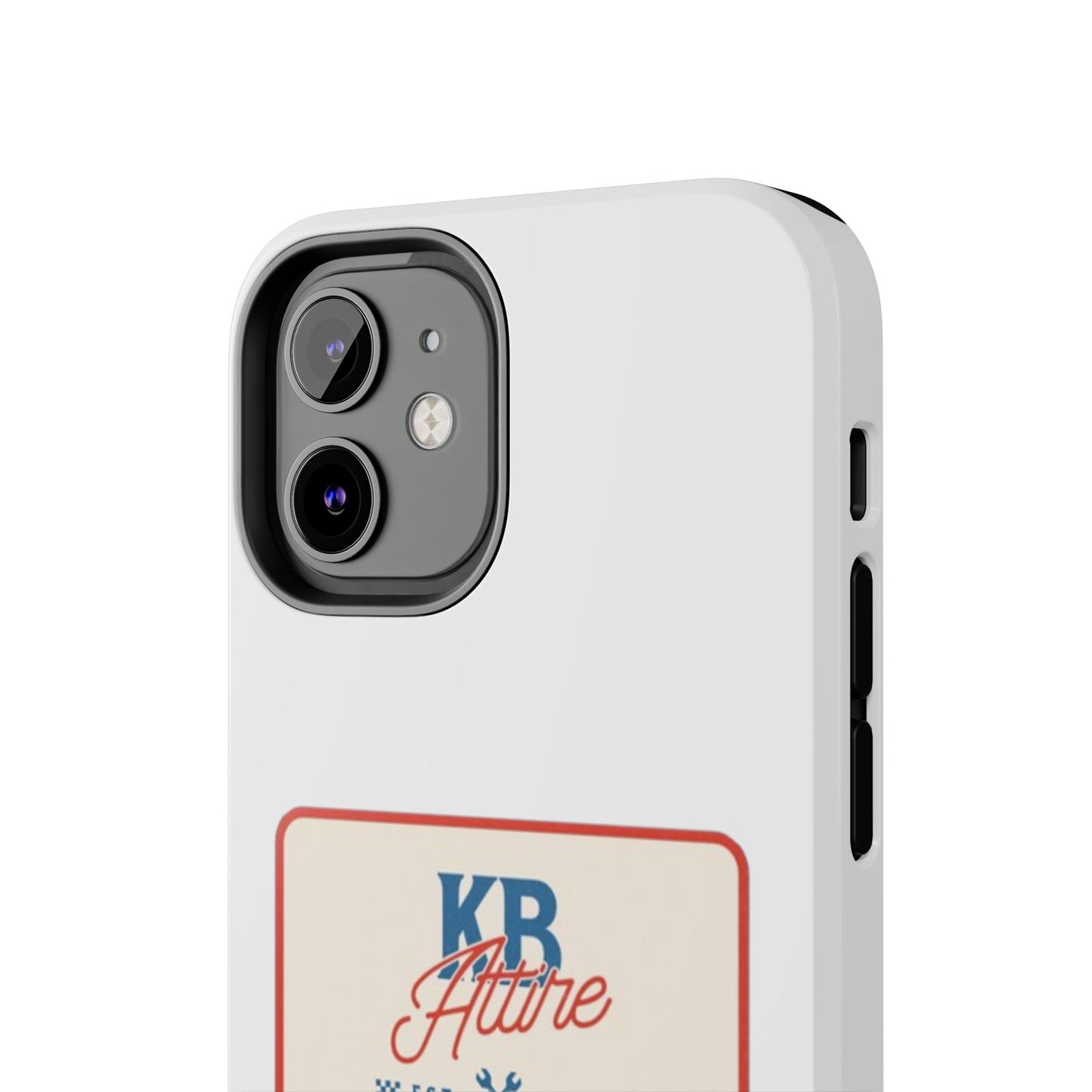 KB Attire 'The Patch' Phone Case (White)