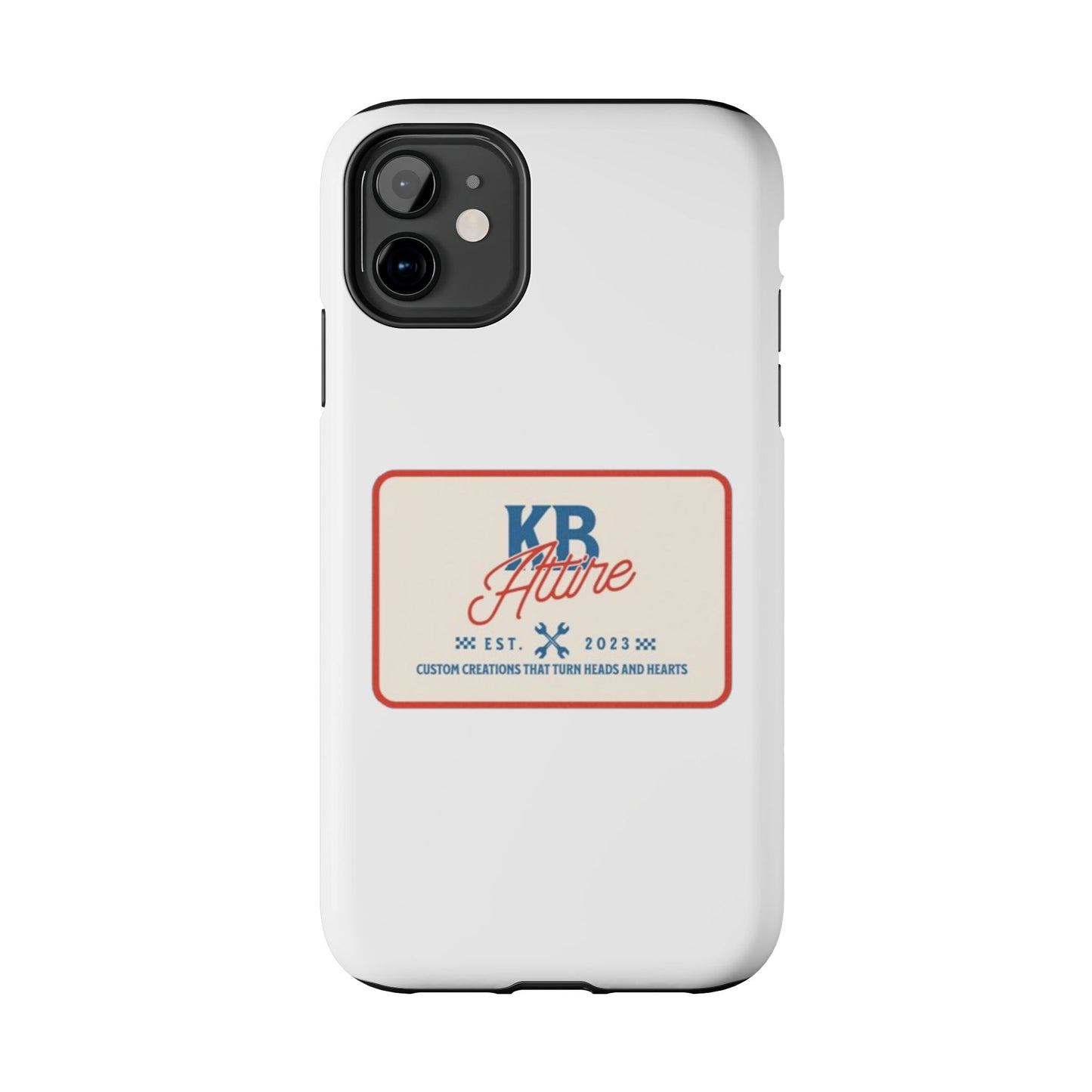 KB Attire 'The Patch' Phone Case (White)