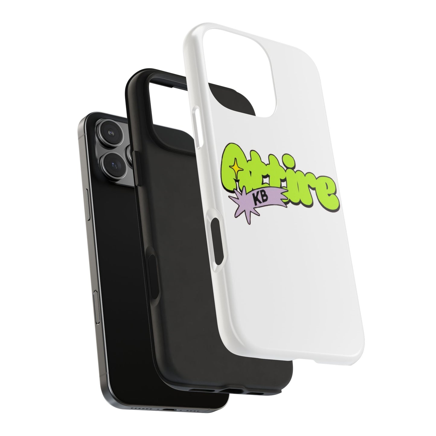 KB Attire Cartoon Phone Case (White)