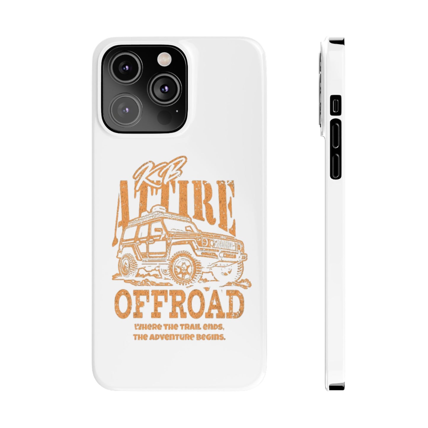 KB Attire Offroad Adventure IPhone Case (White)
