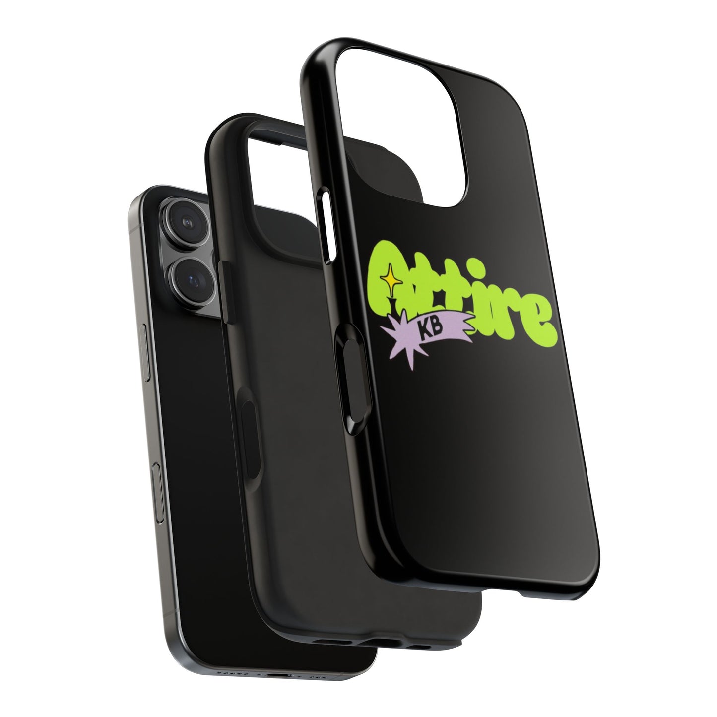 KB Attire Cartoon Phone Case (Black)