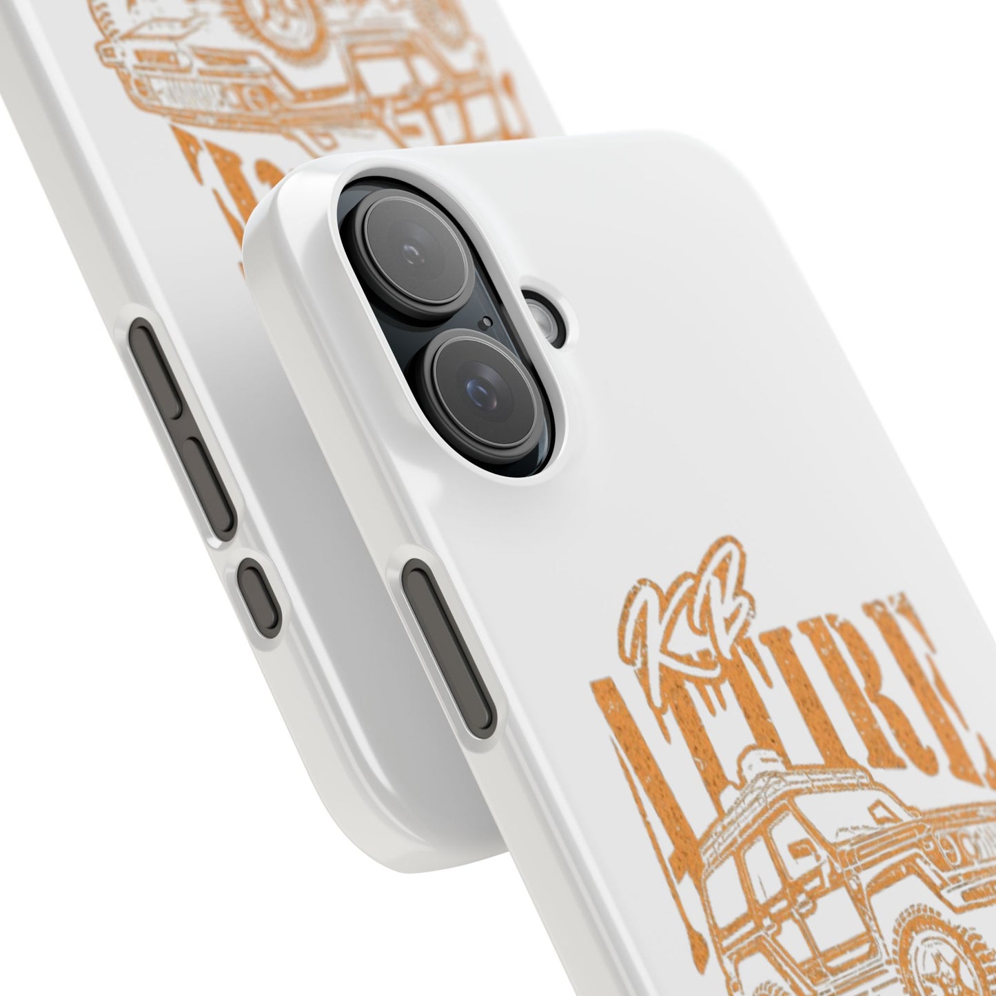 KB Attire Offroad Adventure IPhone Case (White)