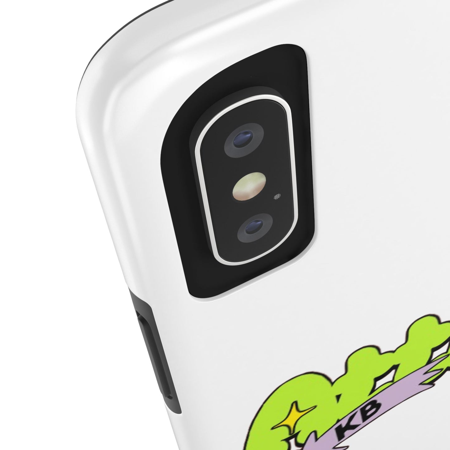 KB Attire Cartoon Phone Case (White)