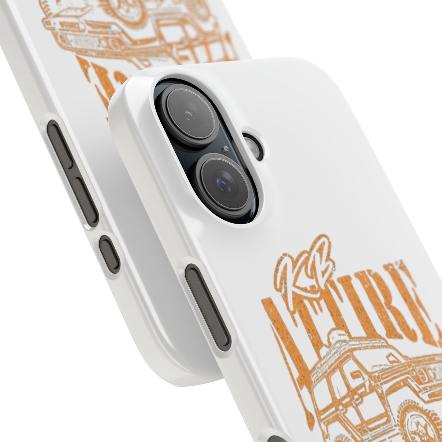 KB Attire Offroad Adventure IPhone Case (White)