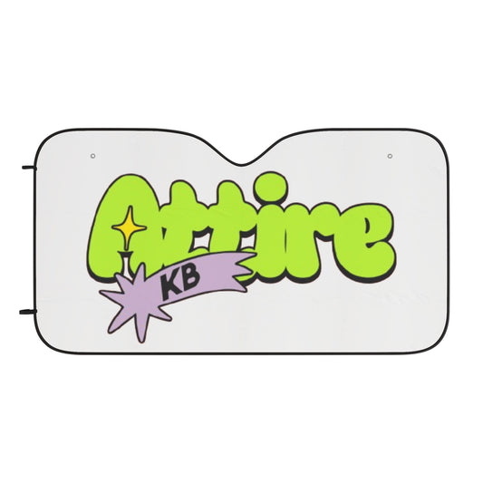 KB Attire "Cartoon" Logo Car Sun Shades