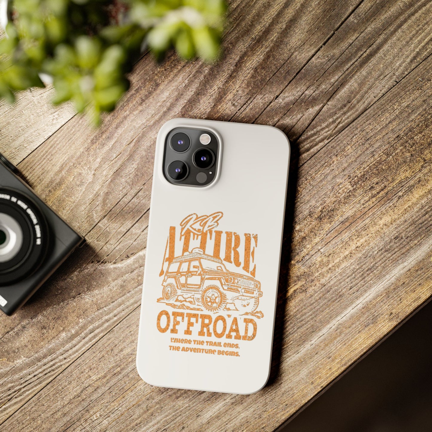 KB Attire Offroad Adventure IPhone Case (White)