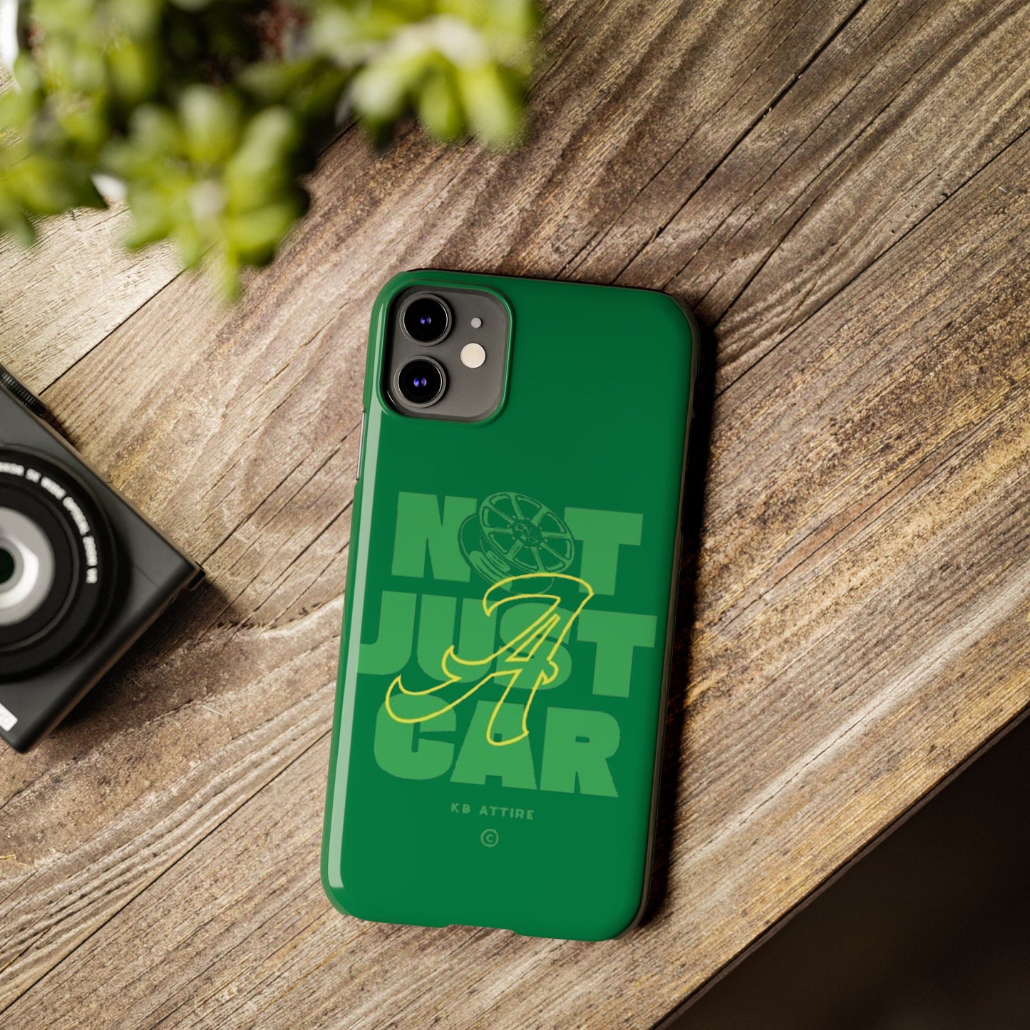 Not Just A Car Slim IPhone Cases (Green)