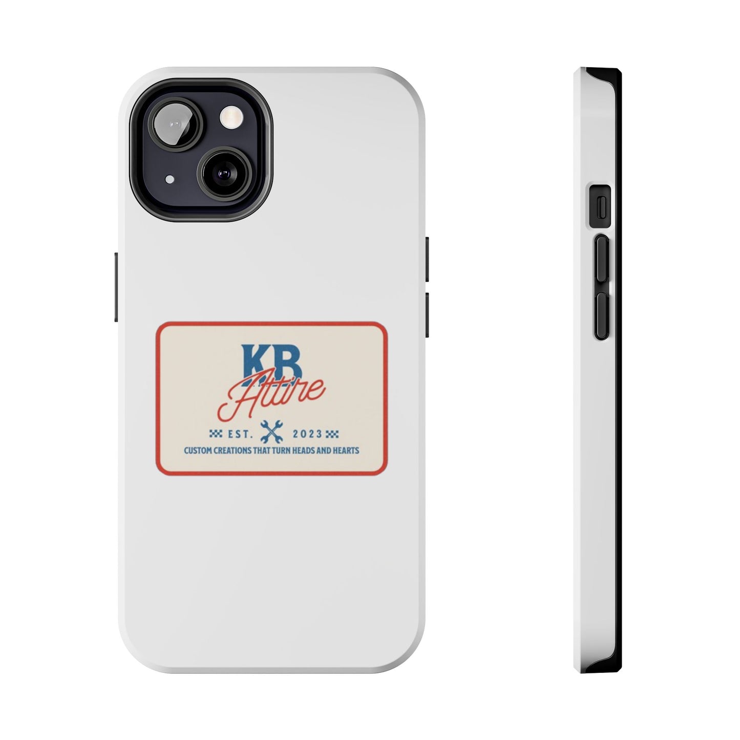 KB Attire 'The Patch' Phone Case (White)