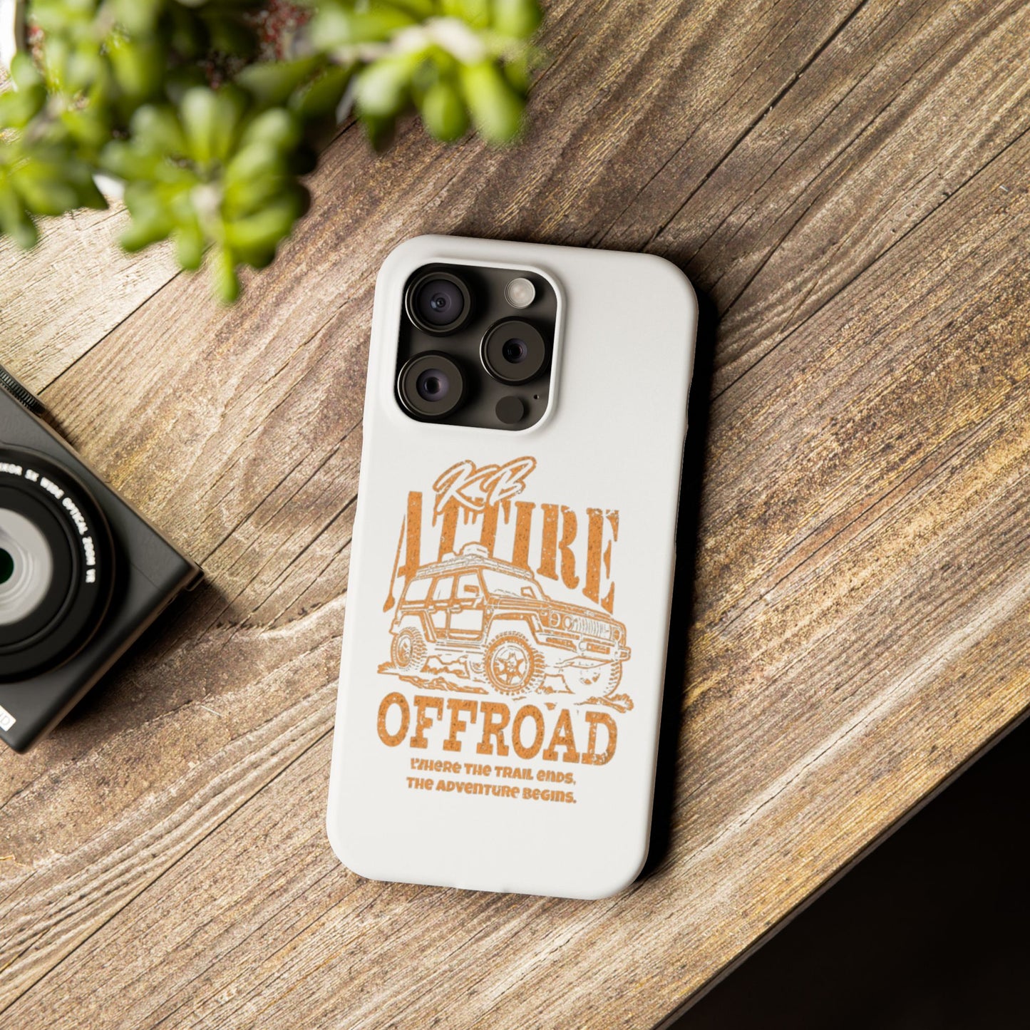 KB Attire Offroad Adventure IPhone Case (White)