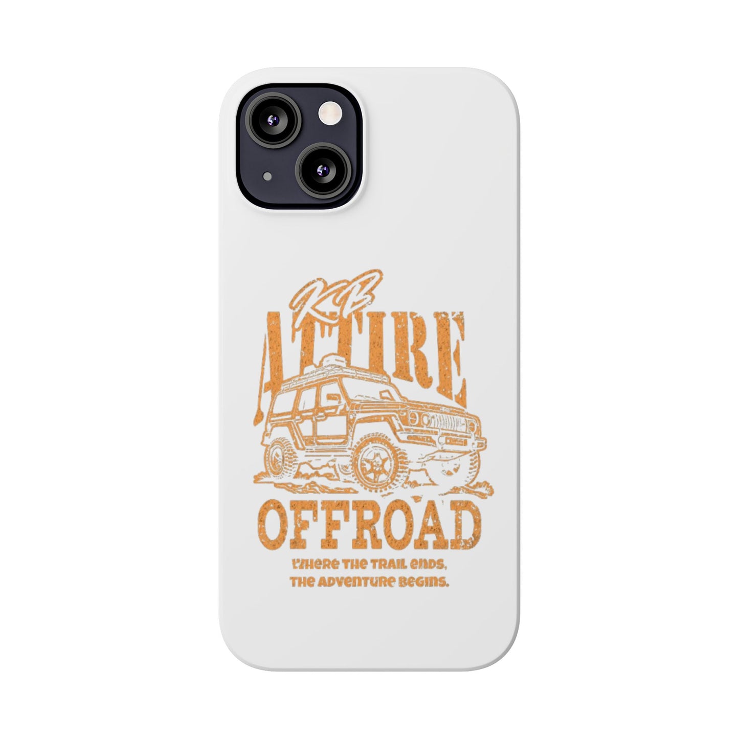 KB Attire Offroad Adventure IPhone Case (White)