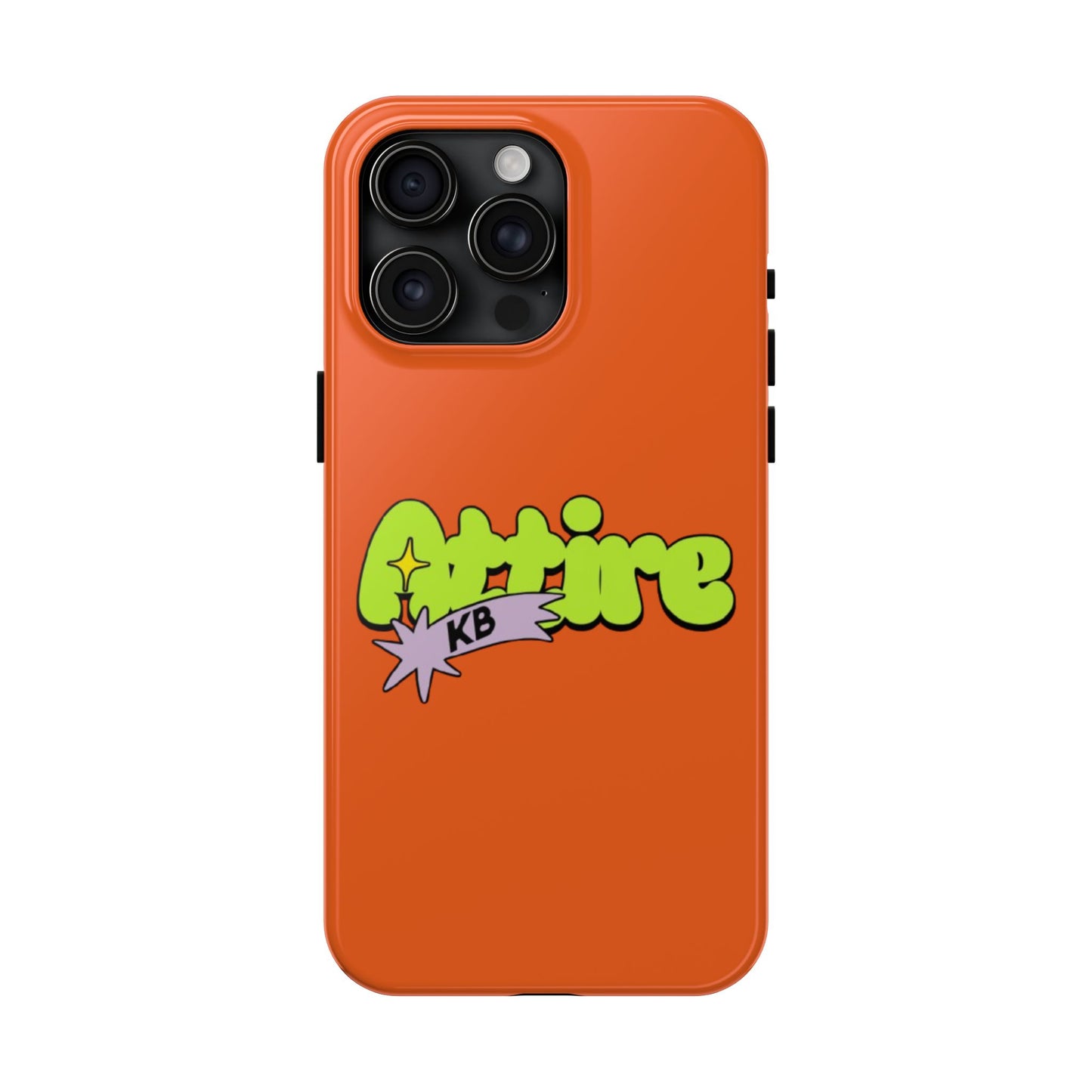 KB Attire Cartoon Phone Case (Orange)