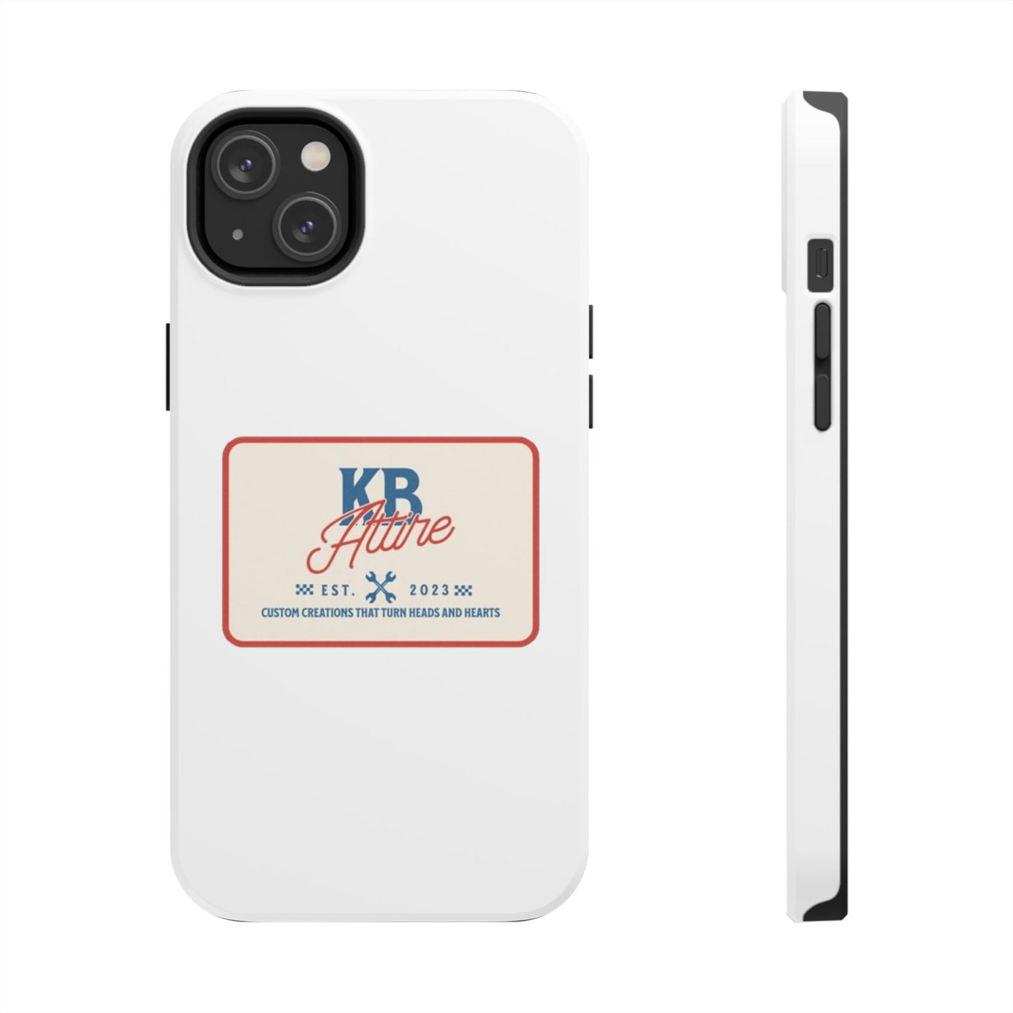 KB Attire 'The Patch' Phone Case (White)