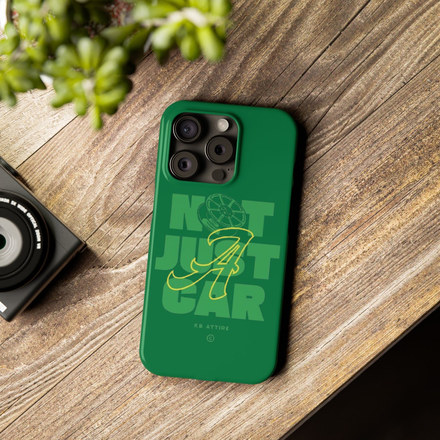 Not Just A Car Slim IPhone Cases (Green)