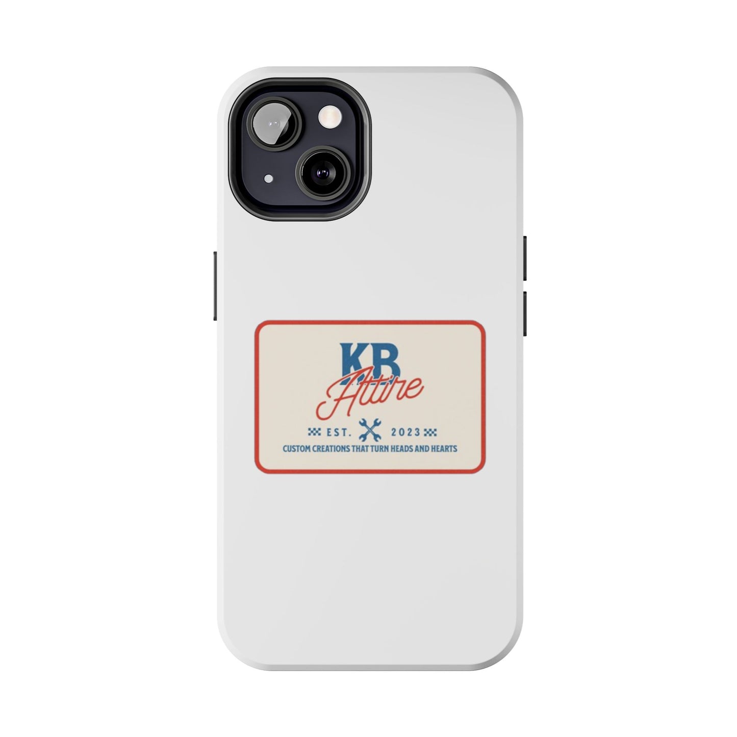 KB Attire 'The Patch' Phone Case (White)