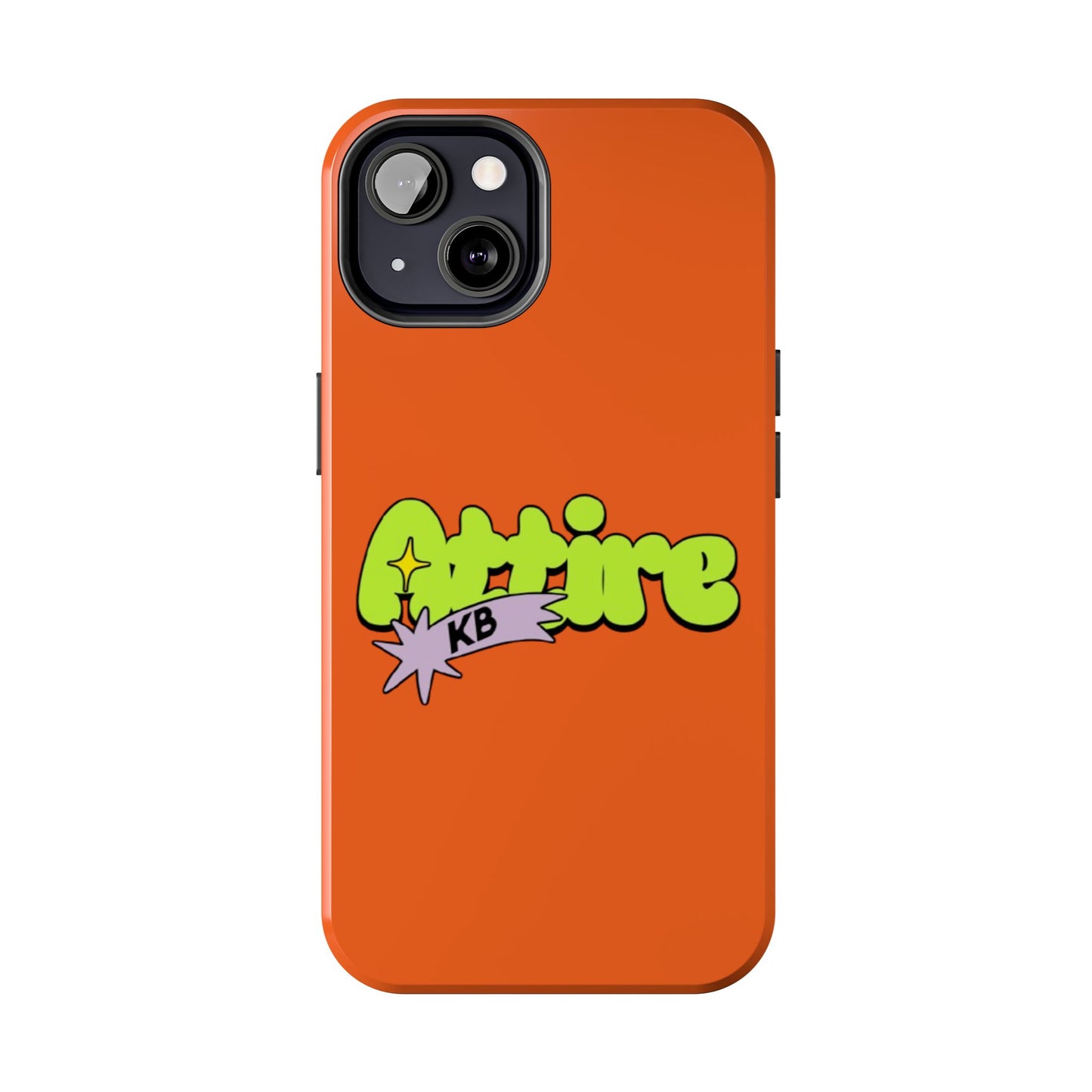 KB Attire Cartoon Phone Case (Orange)