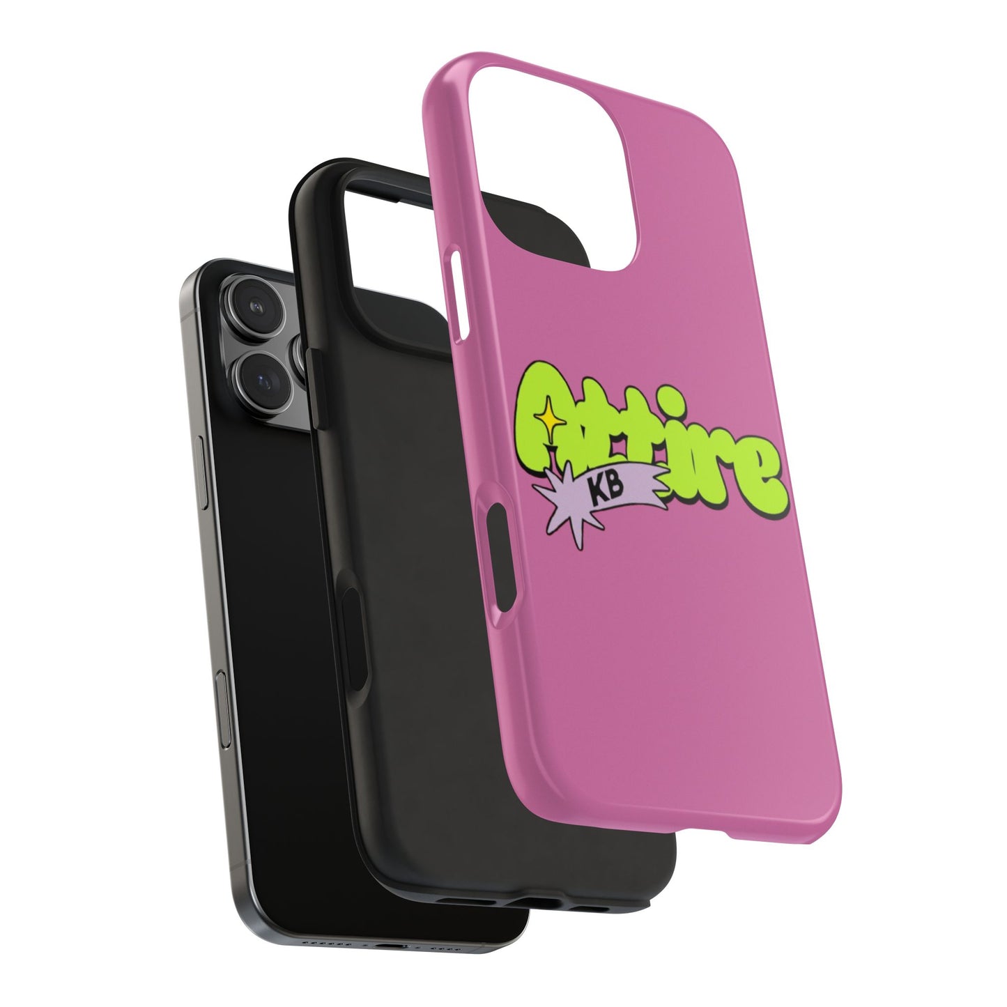 KB Attire Cartoon Phone Case (Pink)