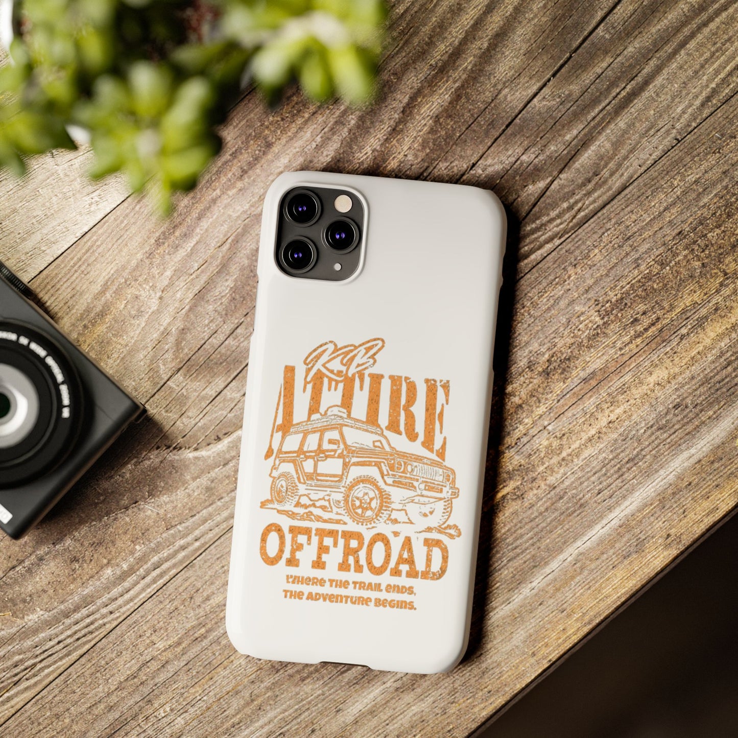 KB Attire Offroad Adventure IPhone Case (White)