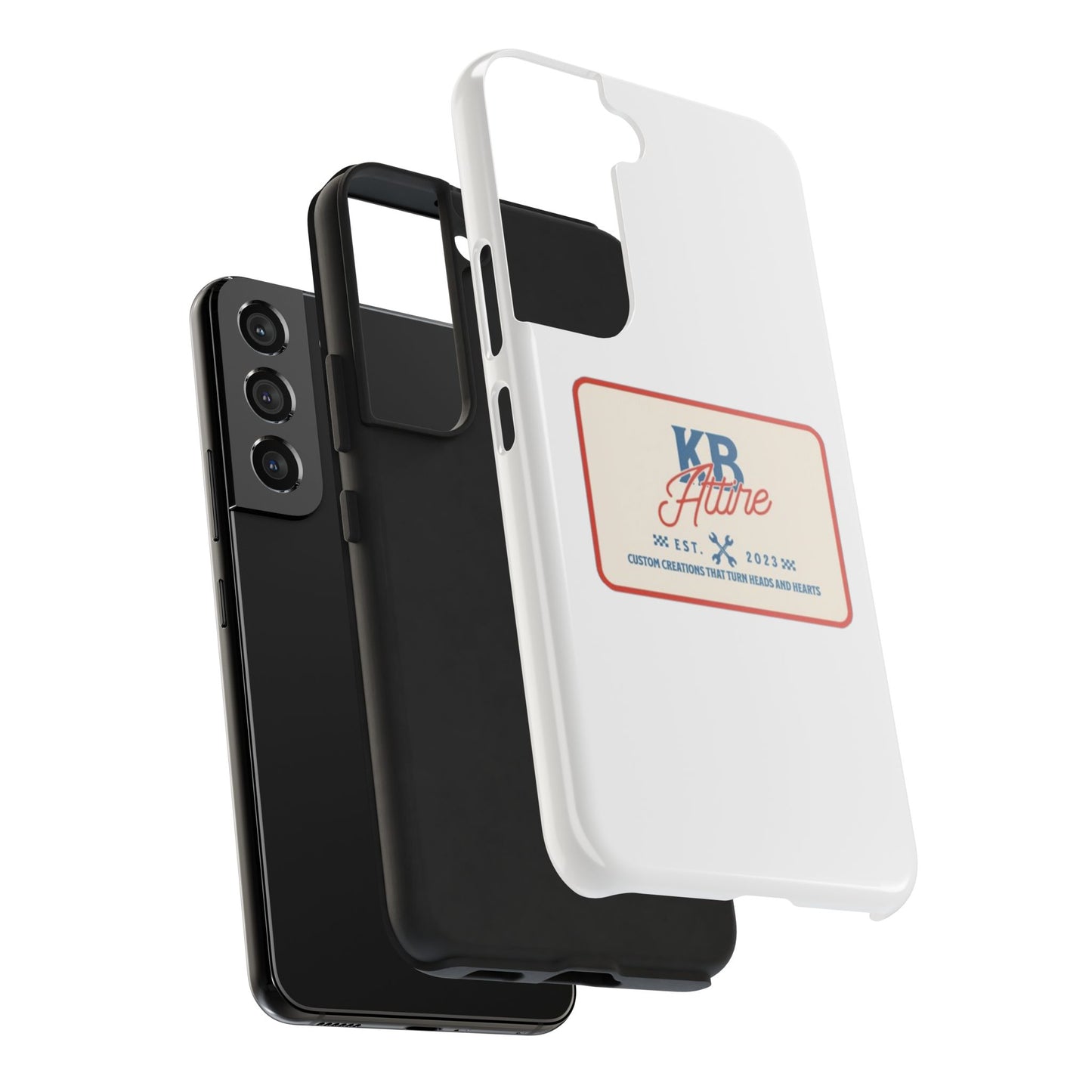 KB Attire 'The Patch' Phone Case (White)