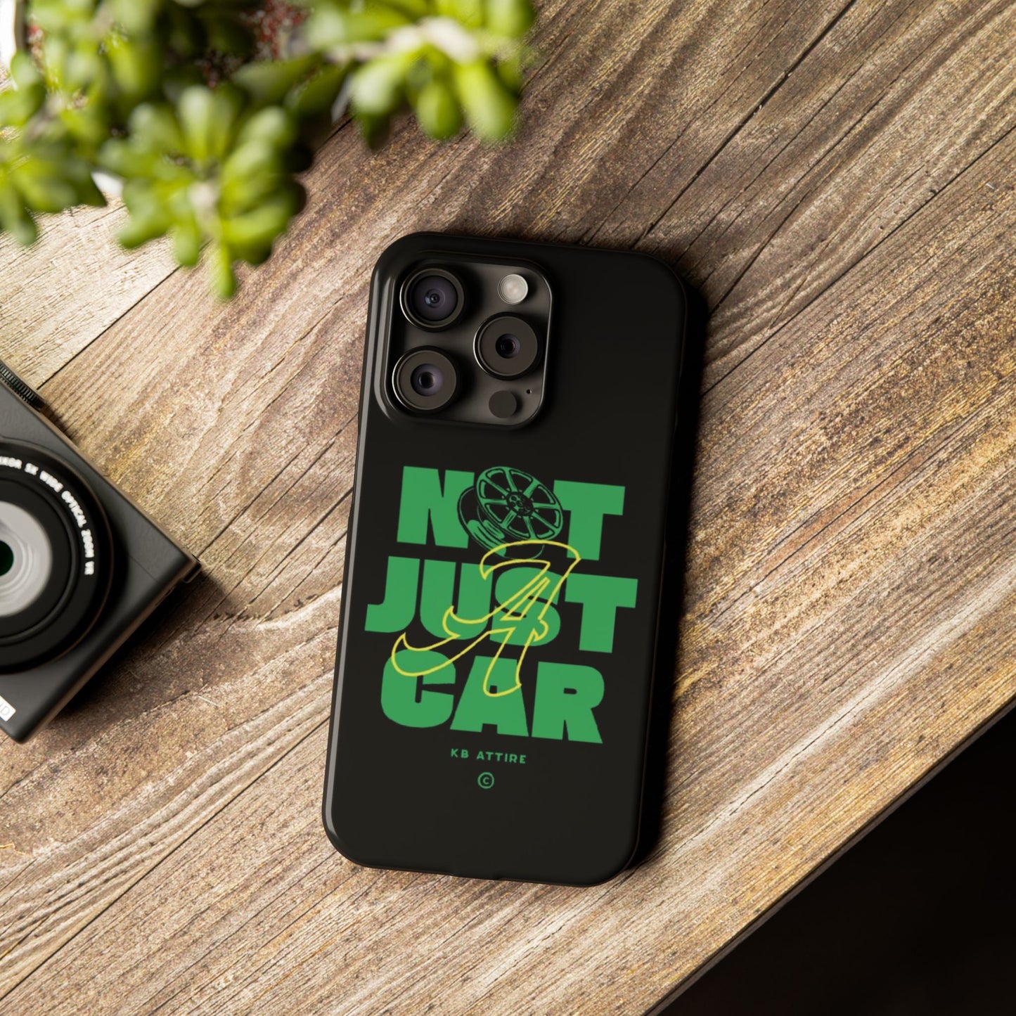Not Just A Car Slim IPhone Cases (Black)