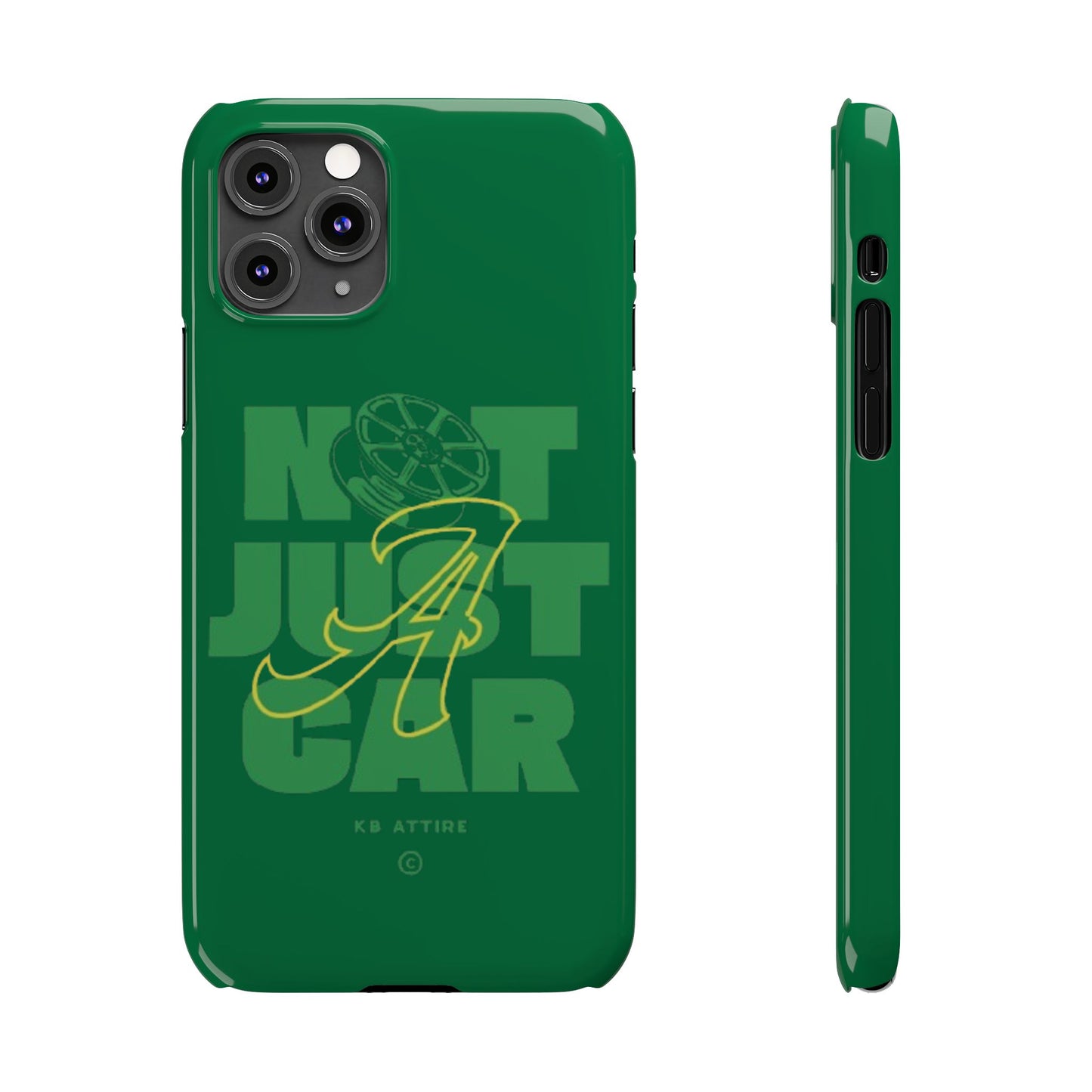Not Just A Car Slim IPhone Cases (Green)