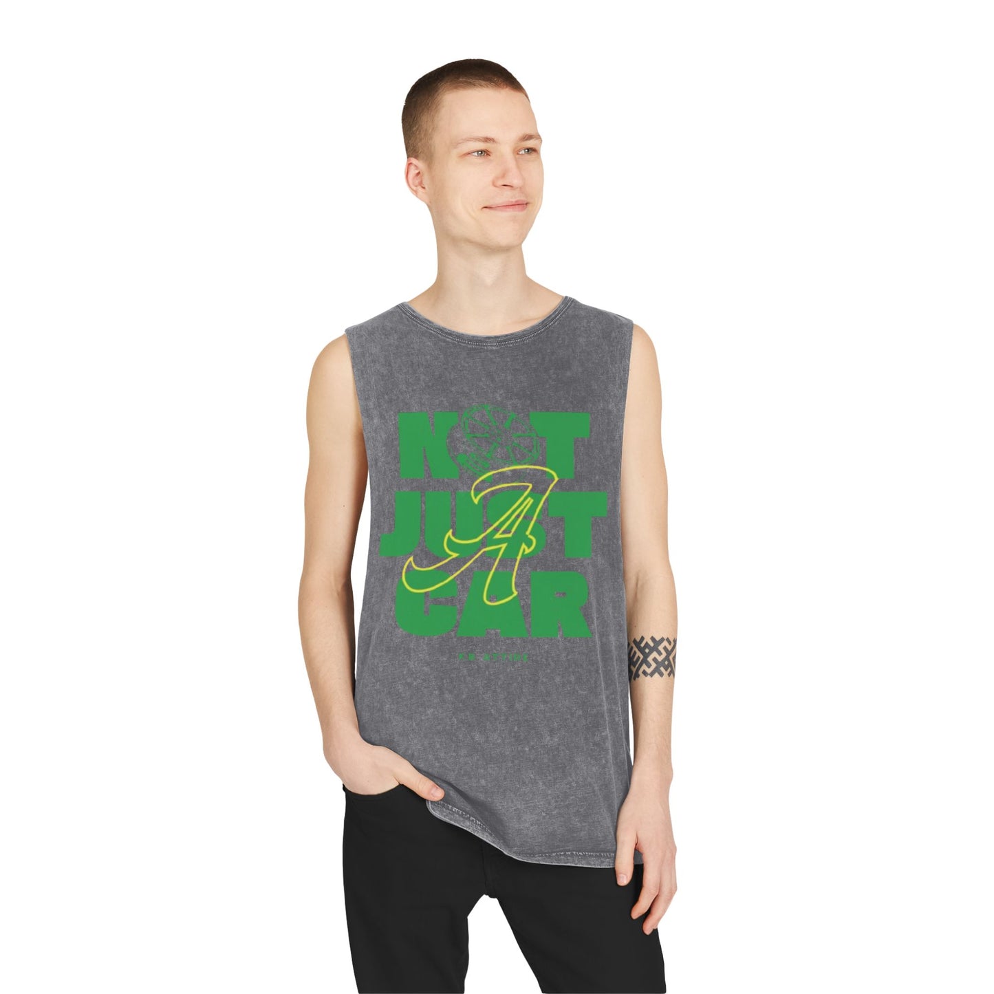 Unisex Stonewash 'Not Just A Car' Tank Top